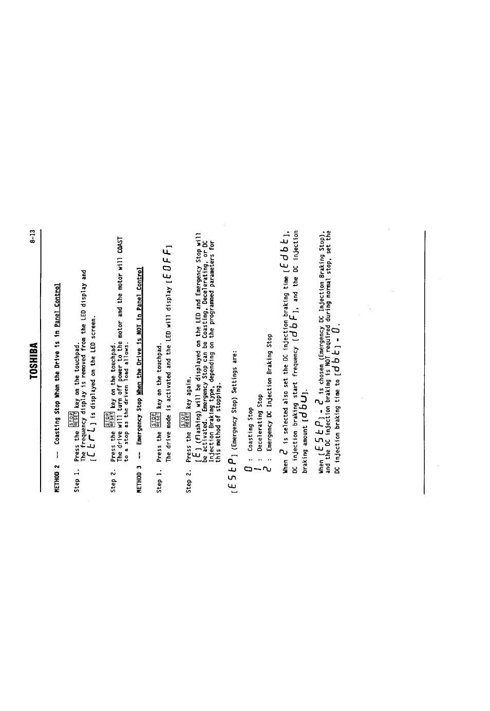 E 5 e p, Toshiba | Toshiba VF-SX User Manual | Page 58 / 170