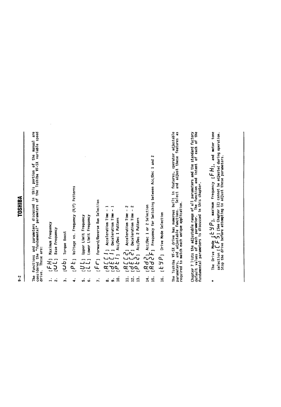 C c i, De c i, P b i | P b p, Toshiba, T y p | Toshiba VF-SX User Manual | Page 67 / 170