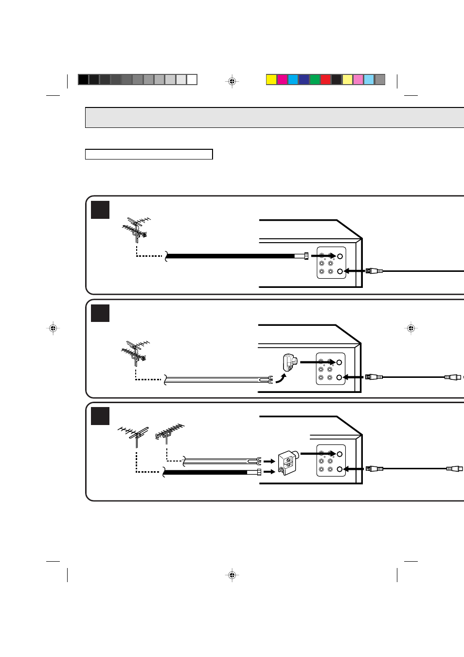 Basic connections, Antenna to vcr | Toshiba W525 User Manual | Page 10 / 28