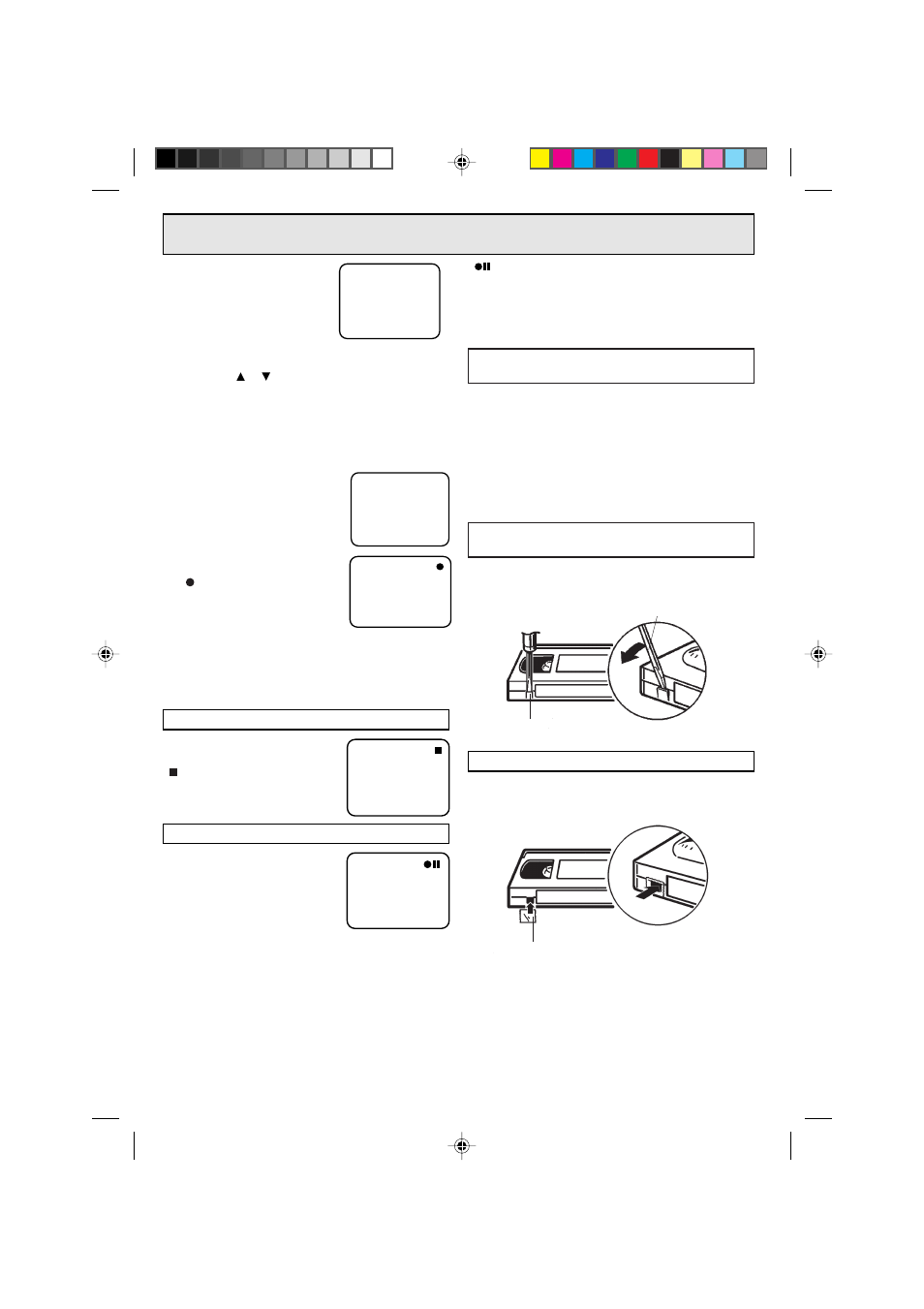 Recording a tv program | Toshiba W525 User Manual | Page 19 / 28