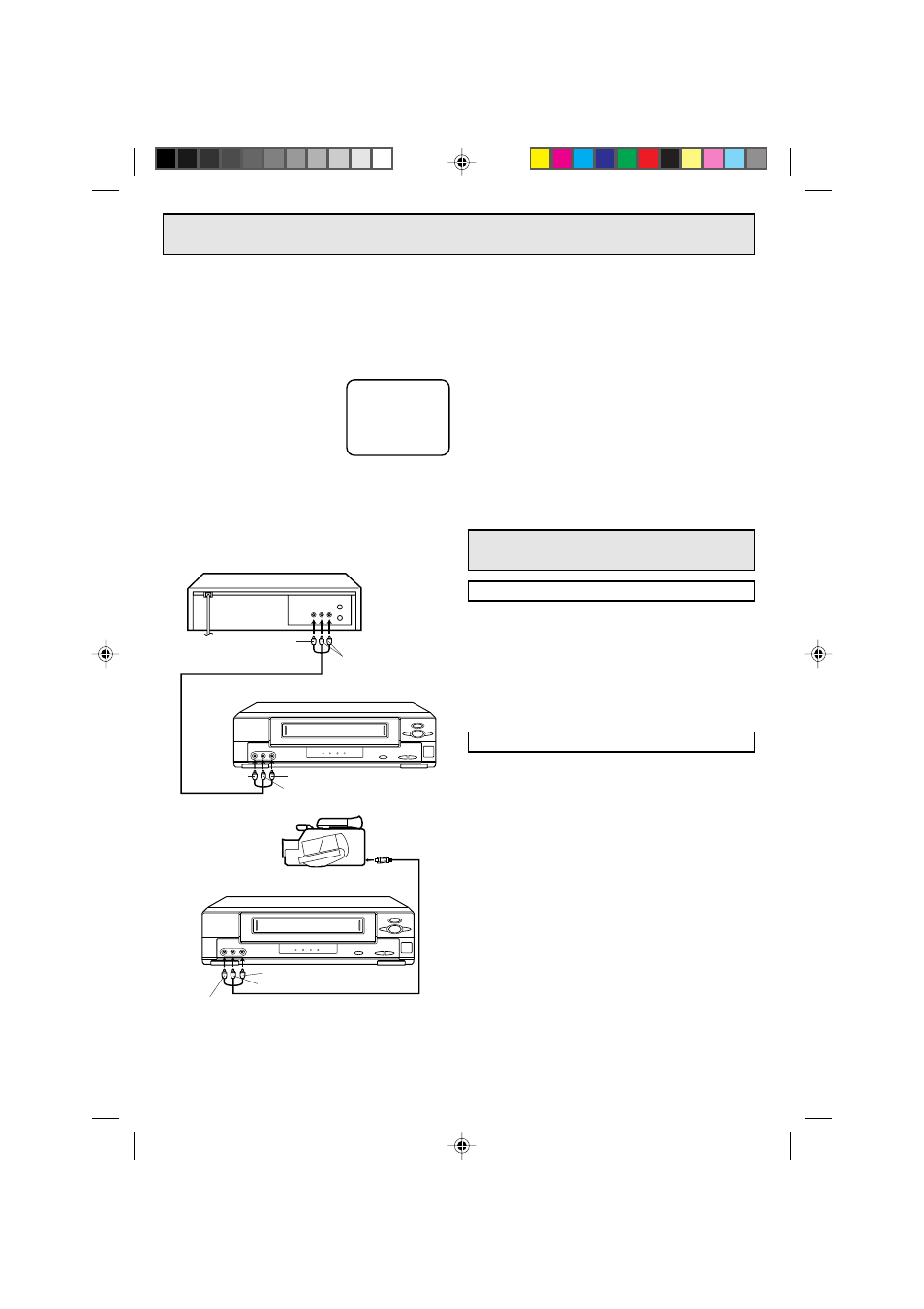 Duplicating a video tape, Video head cleaning, Video head cleaning duplicating a video tape | Video head clogging video head cleaning | Toshiba W525 User Manual | Page 23 / 28