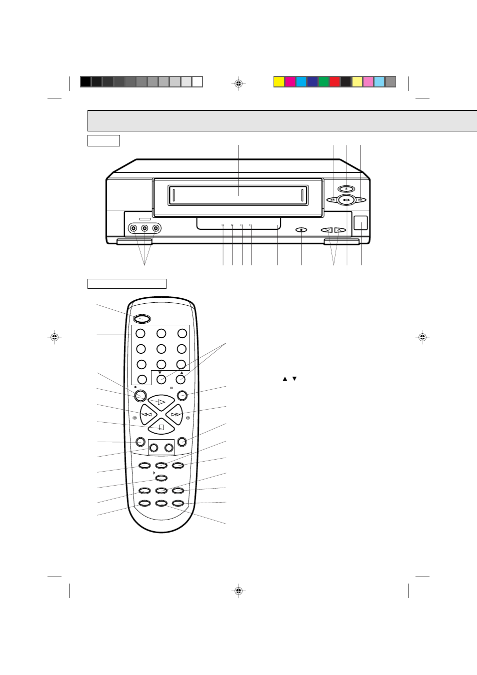 Location of controls, 8location of controls, Front remote control | Toshiba W525 User Manual | Page 8 / 28