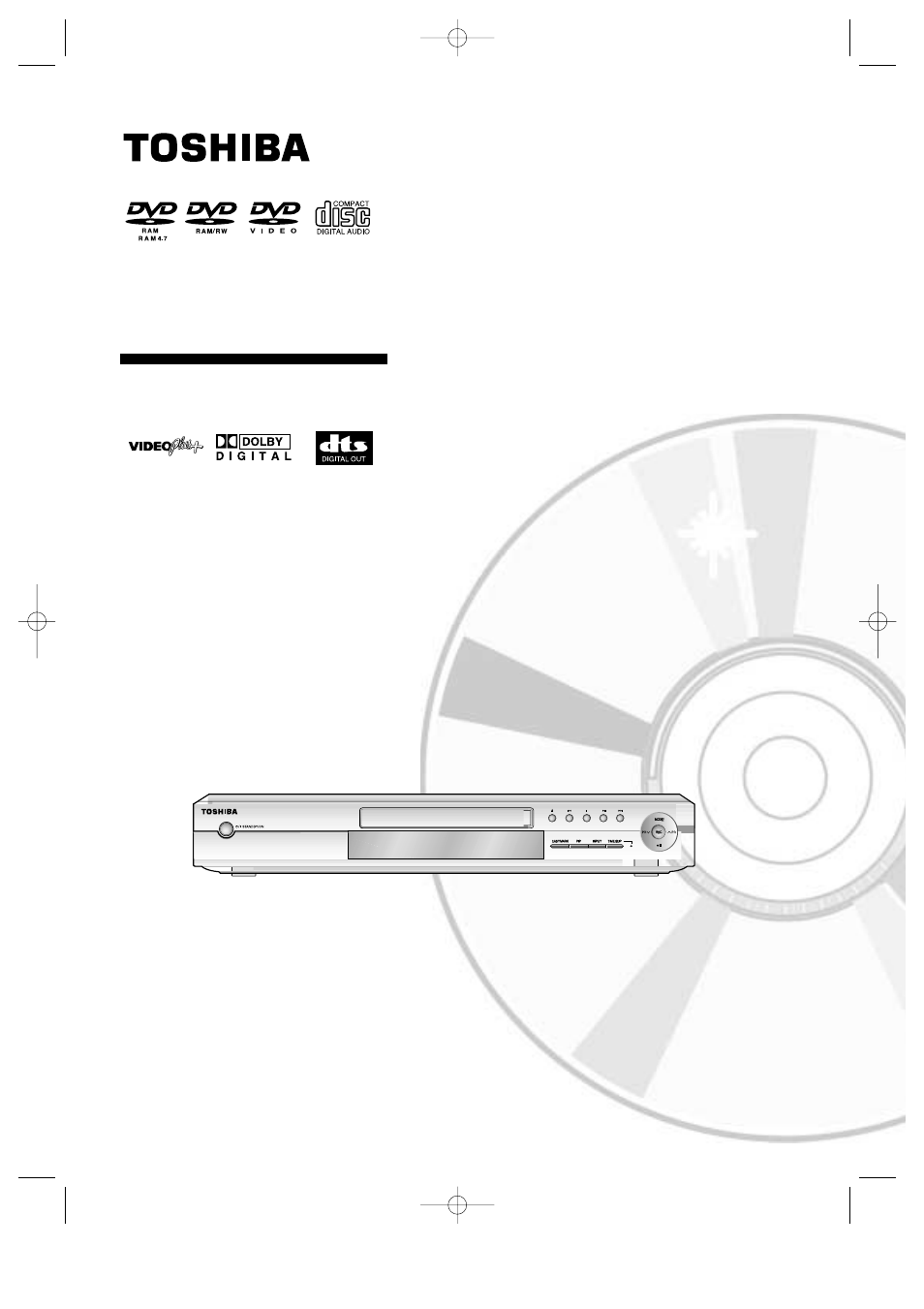 Toshiba D-R3 User Manual | 89 pages