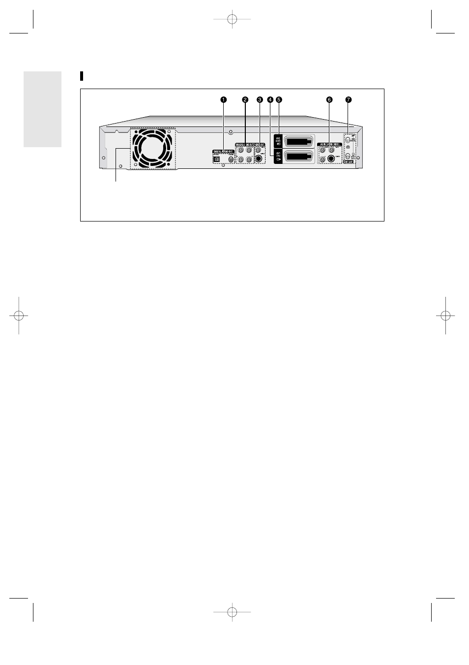 Rear panel | Toshiba D-R3 User Manual | Page 13 / 89