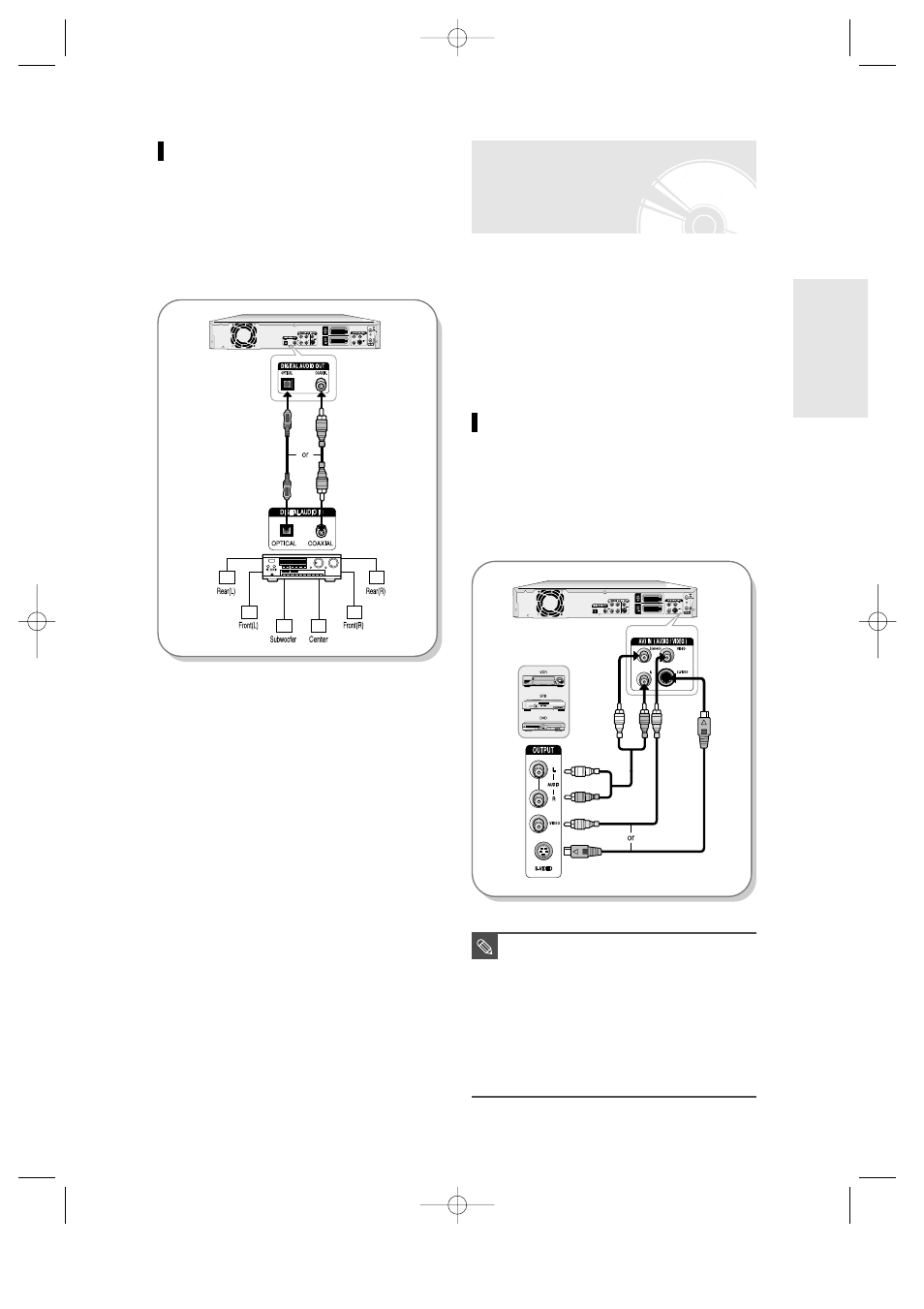 Step 5 : connecting to av3, av4, dv input jack | Toshiba D-R3 User Manual | Page 20 / 89