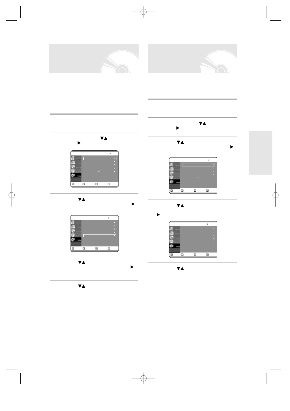 Setting up nicam options, Setting up scart jack options, English | Using the †… and ok buttons, select “on” or “off | Toshiba D-R3 User Manual | Page 30 / 89