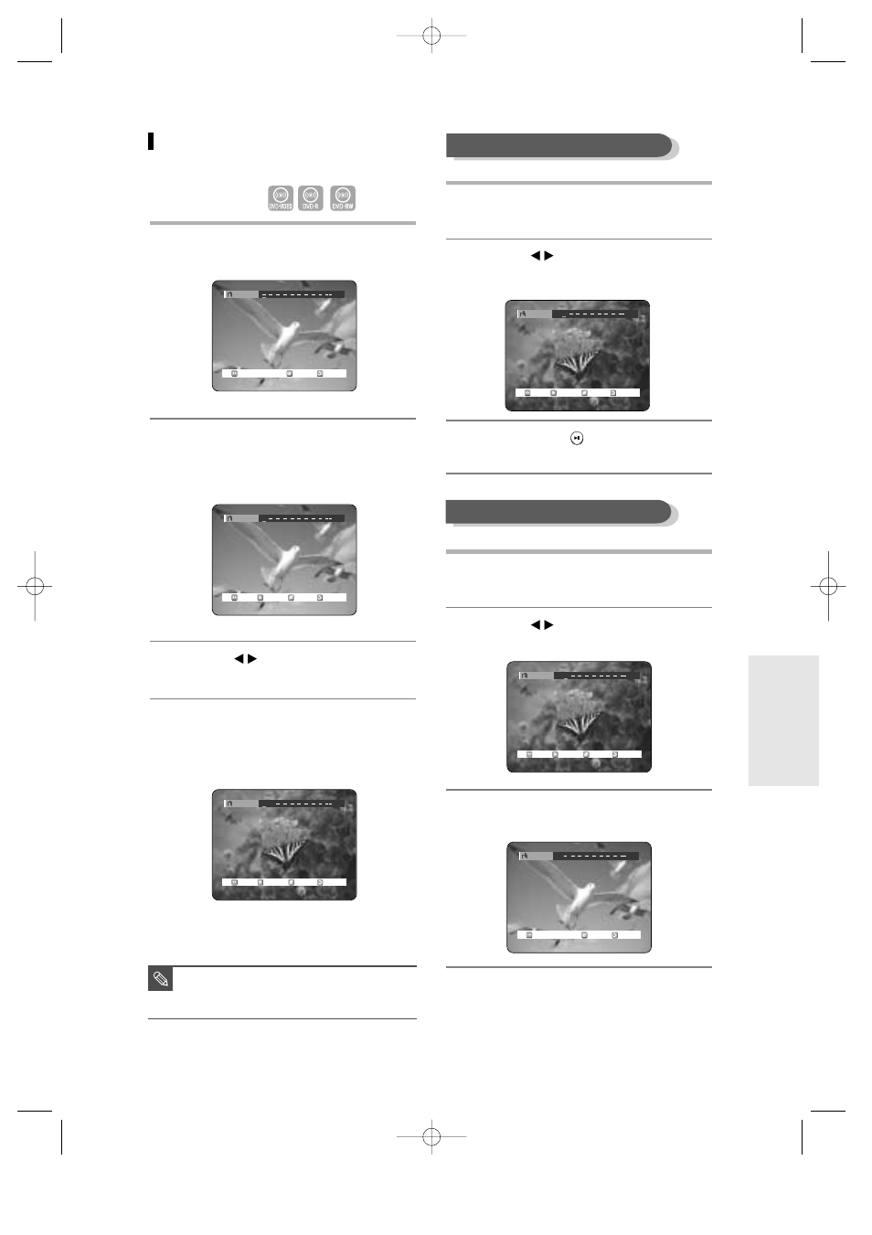 Using bookmarks | Toshiba D-R3 User Manual | Page 58 / 89