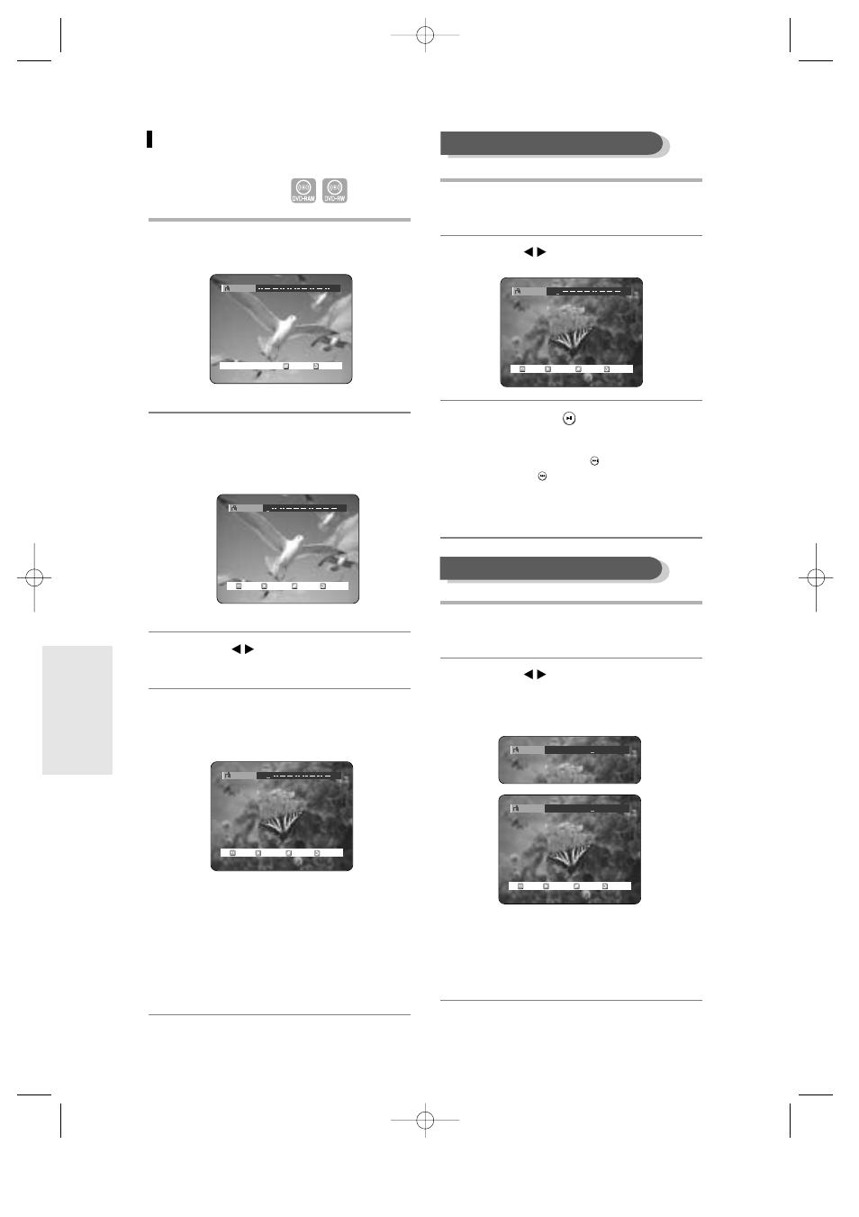 Using markers, Clearing a marker playing back a marker | Toshiba D-R3 User Manual | Page 59 / 89
