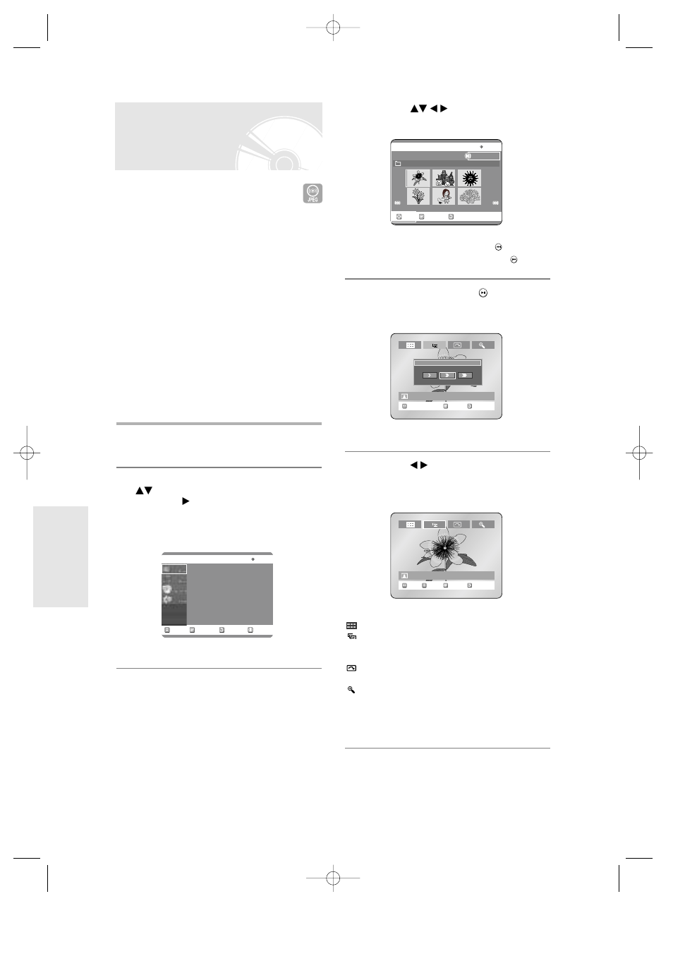 Playing a picture cd | Toshiba D-R3 User Manual | Page 63 / 89