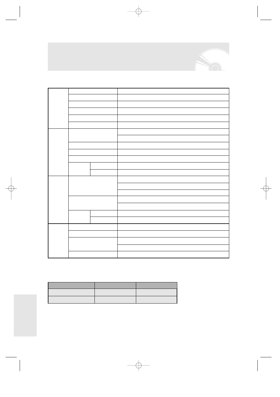 Specifications | Toshiba D-R3 User Manual | Page 89 / 89