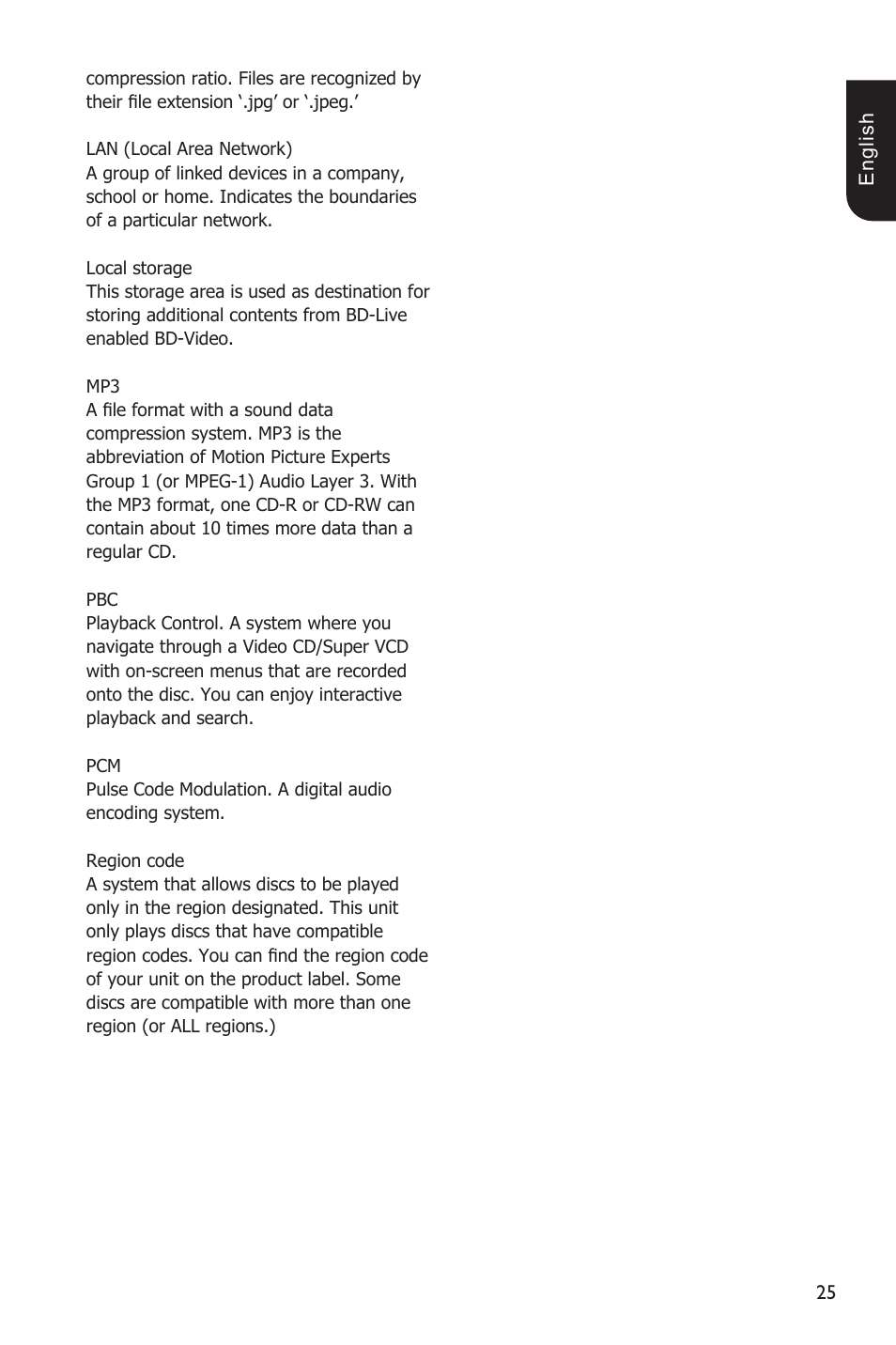 Toshiba BDX1100KU User Manual | Page 25 / 46