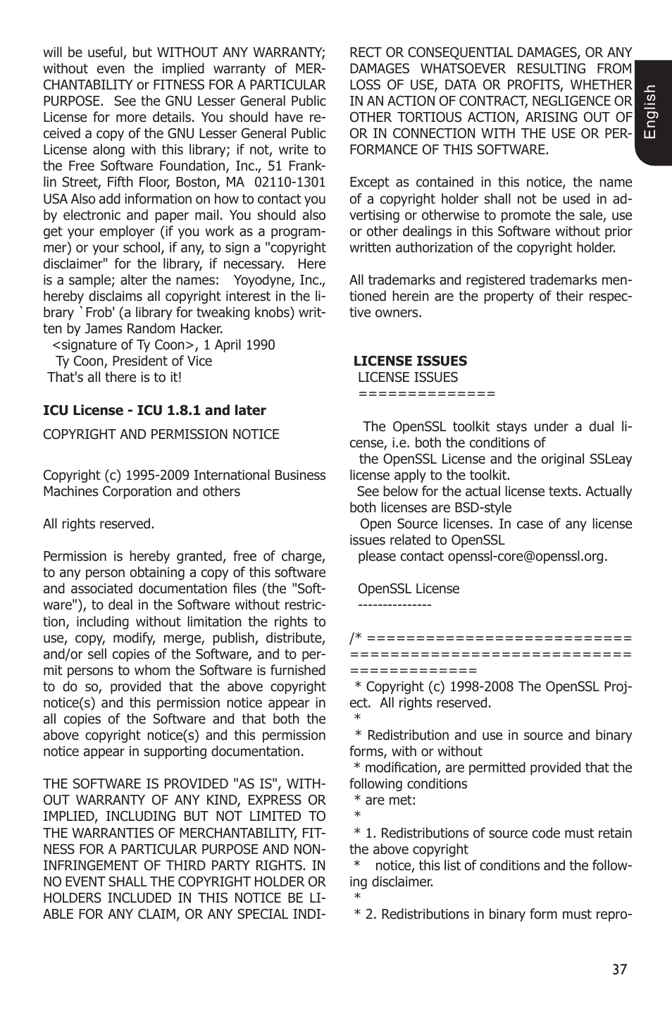 Toshiba BDX1100KU User Manual | Page 37 / 46