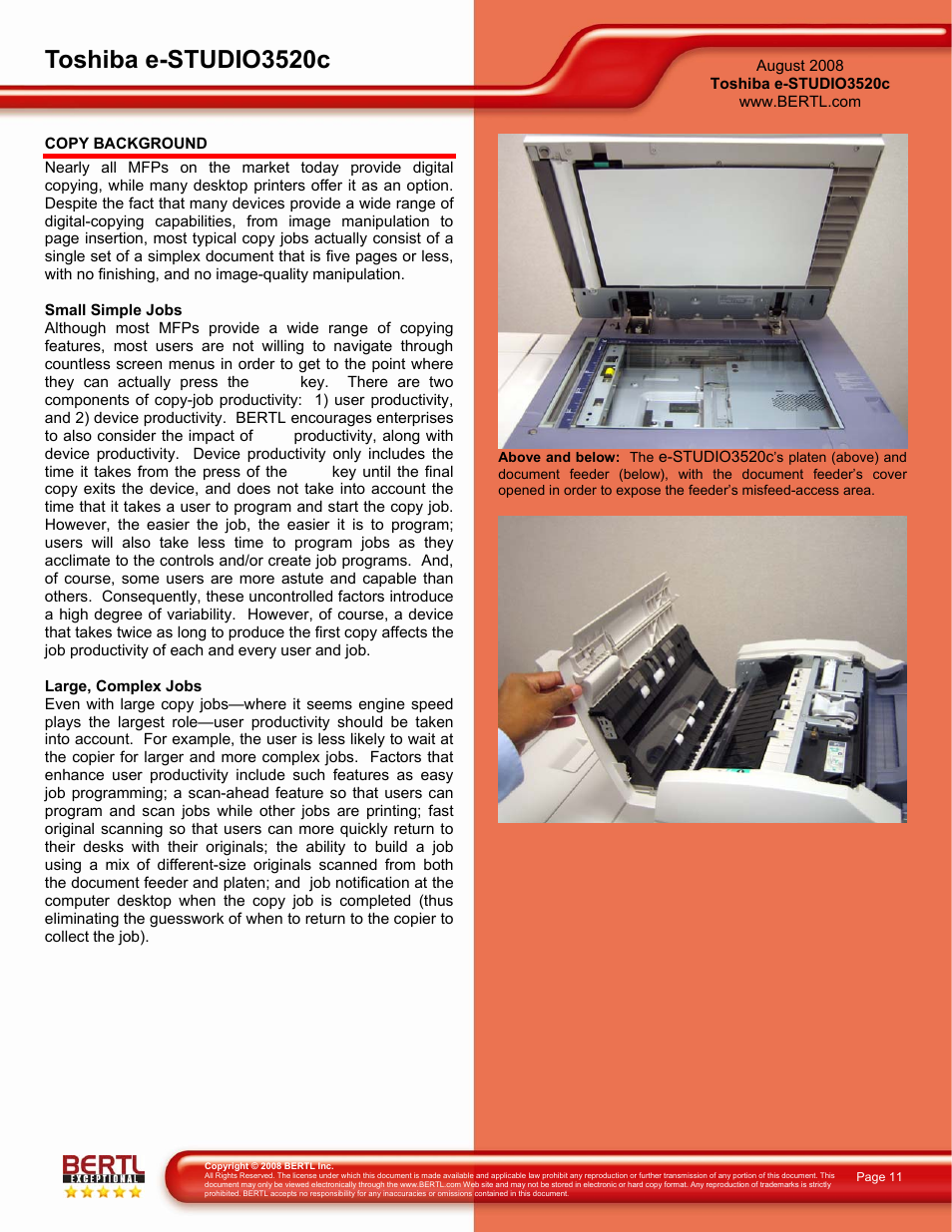 Toshiba e-studio3520c | Toshiba 3520C User Manual | Page 11 / 38