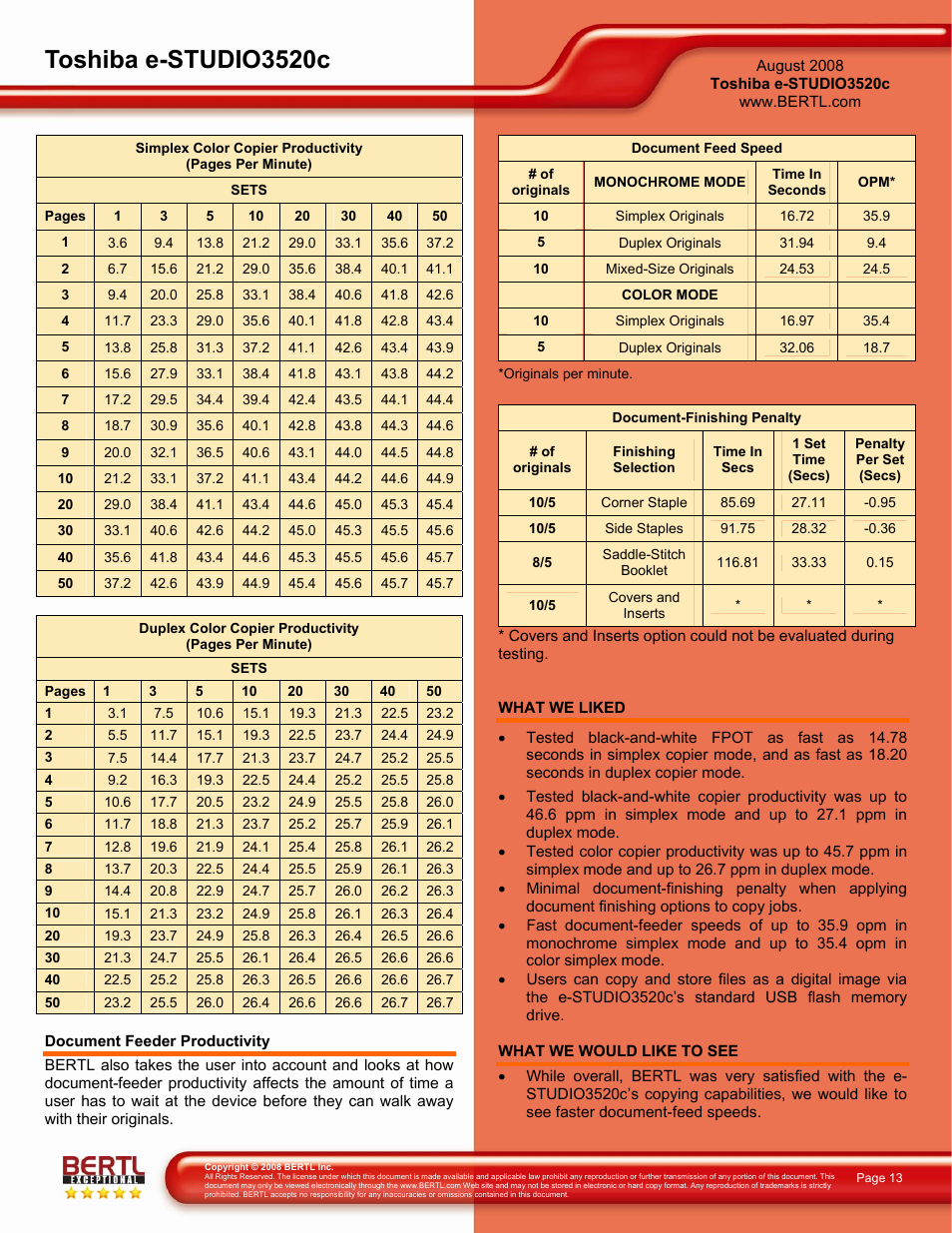 Toshiba e-studio3520c | Toshiba 3520C User Manual | Page 13 / 38