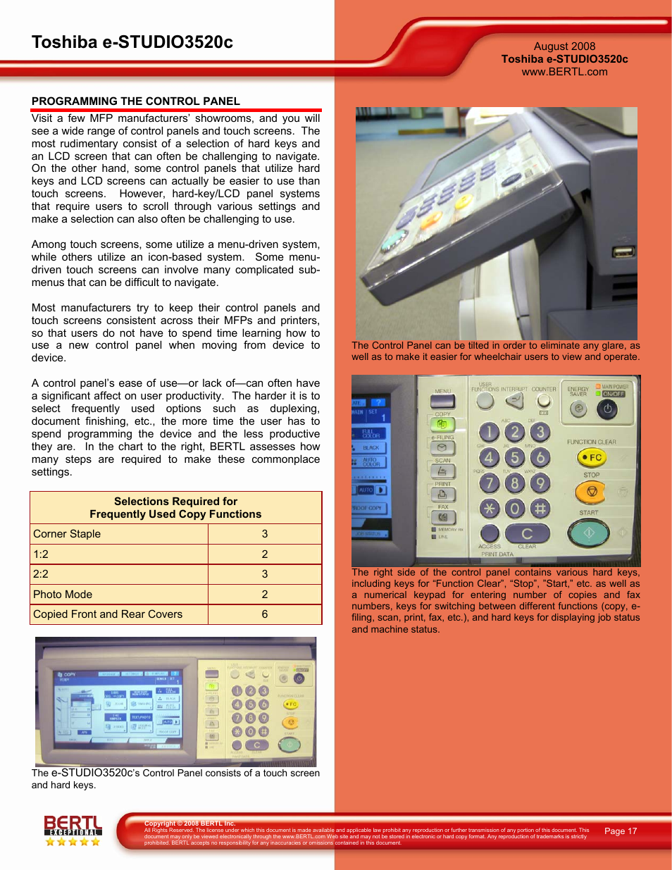 Toshiba e-studio3520c | Toshiba 3520C User Manual | Page 17 / 38