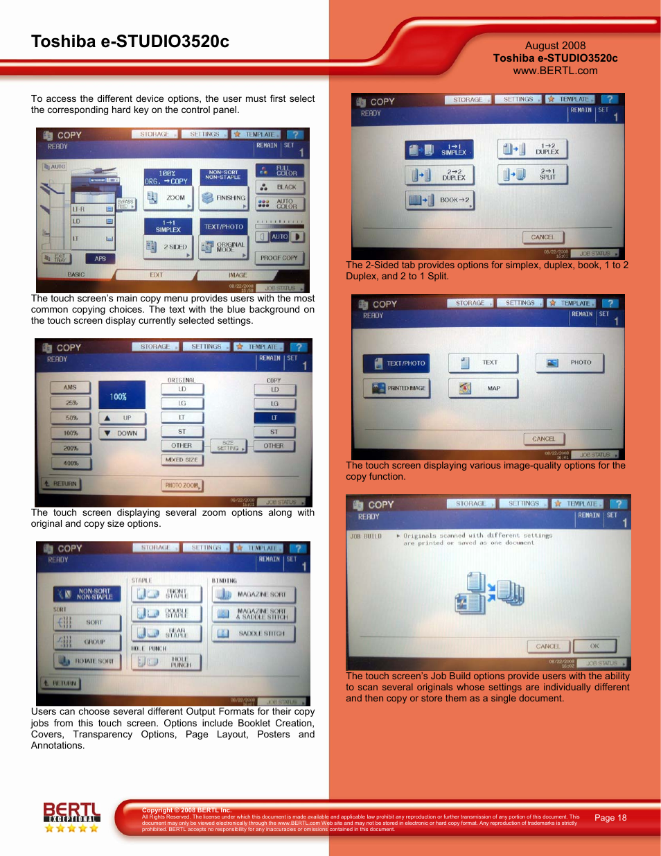 Toshiba e-studio3520c | Toshiba 3520C User Manual | Page 18 / 38