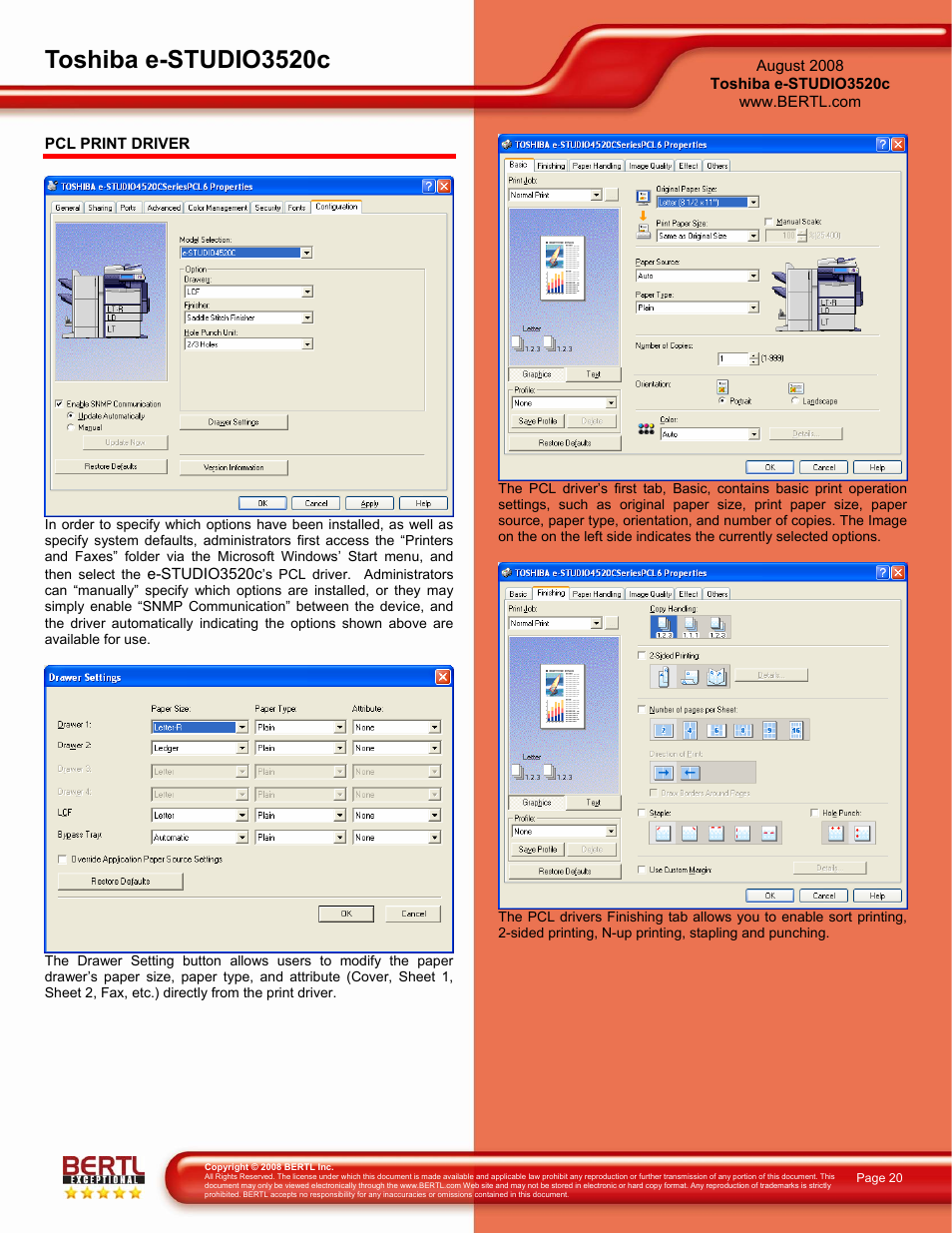 Toshiba e-studio3520c | Toshiba 3520C User Manual | Page 20 / 38