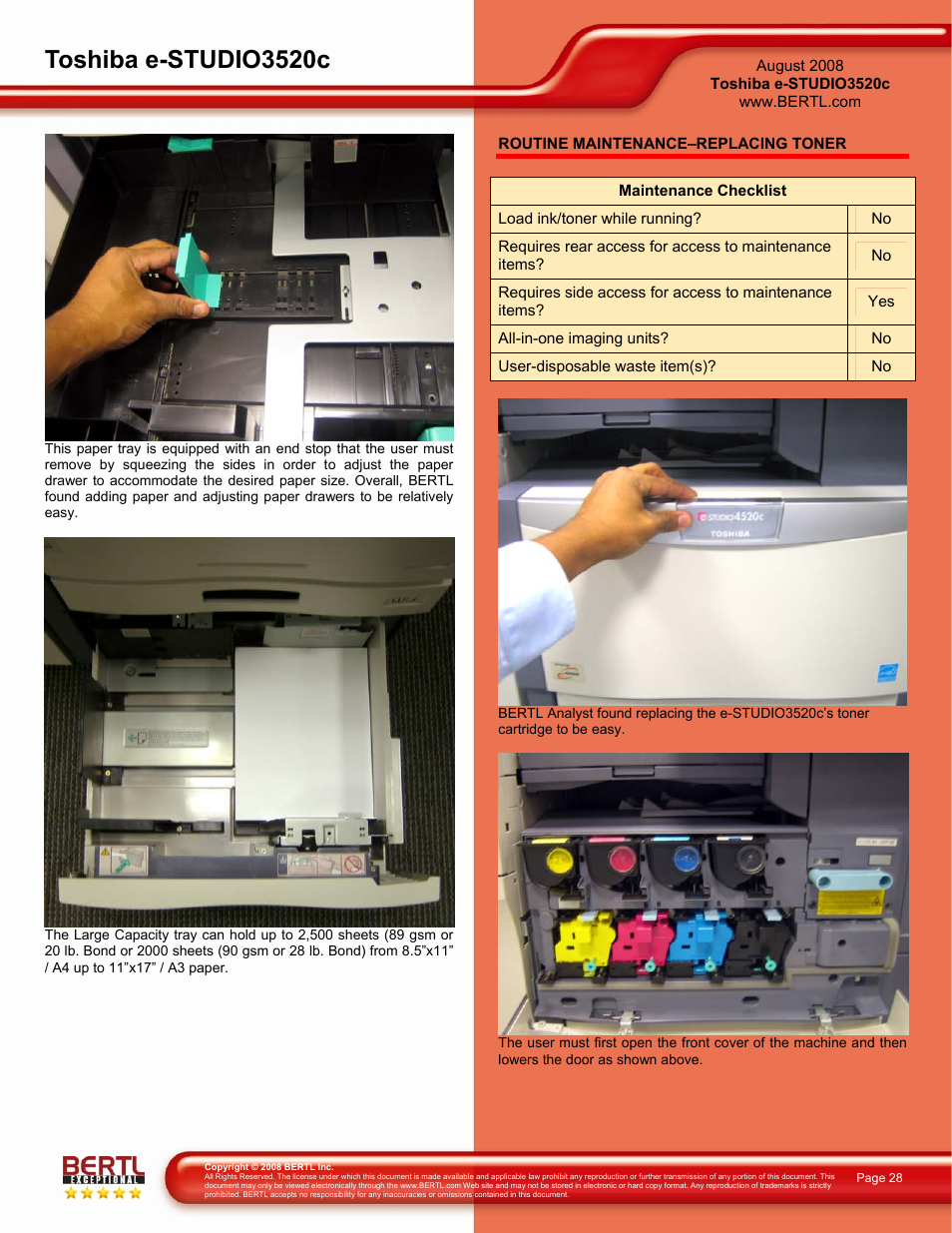 Toshiba e-studio3520c | Toshiba 3520C User Manual | Page 28 / 38