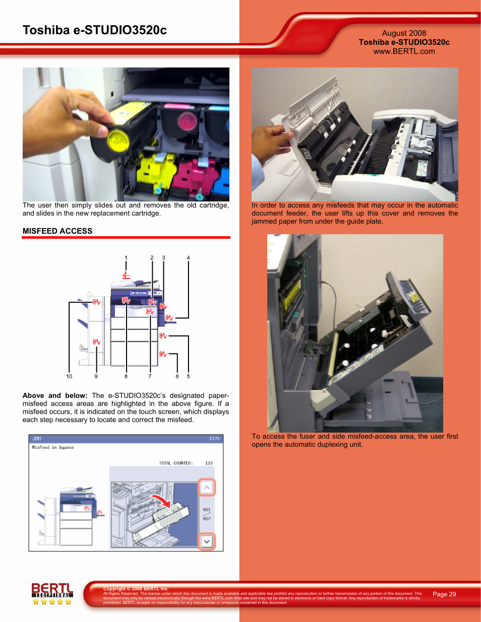 Toshiba e-studio3520c | Toshiba 3520C User Manual | Page 29 / 38