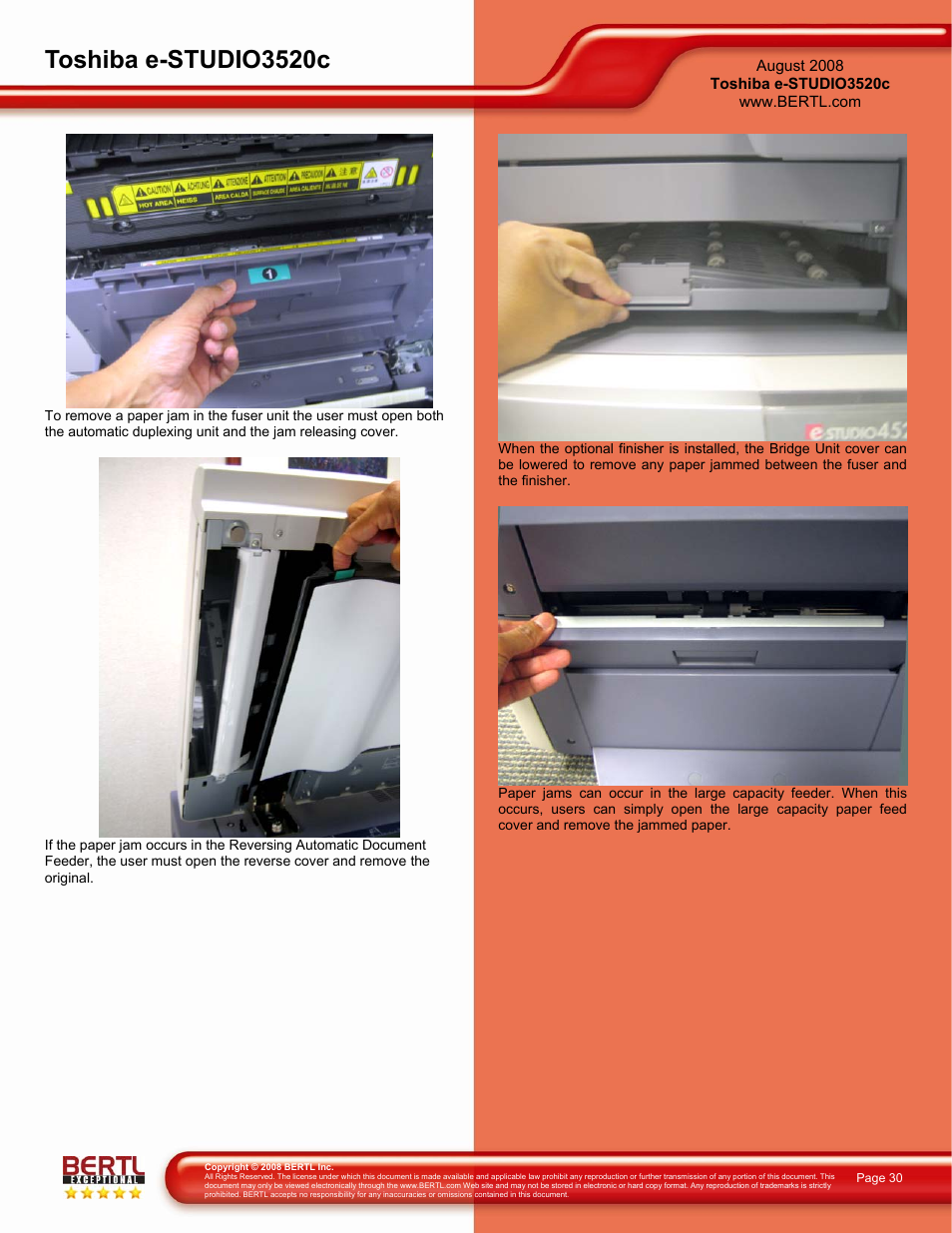 Toshiba e-studio3520c | Toshiba 3520C User Manual | Page 30 / 38