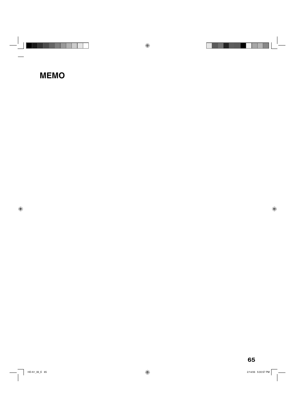 Toshiba HD-A1 User Manual | Page 65 / 68