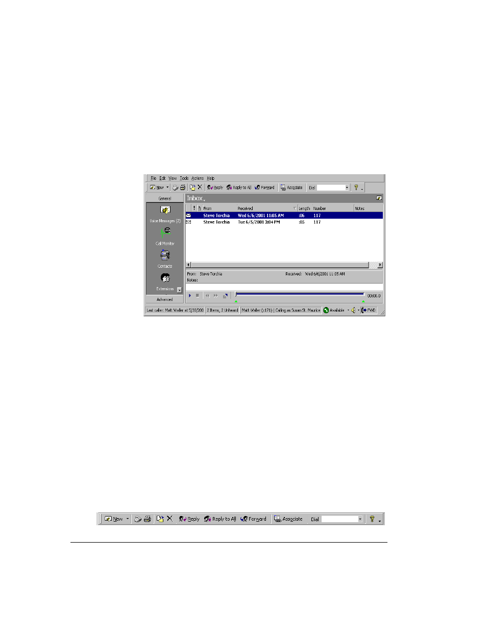 Exiting the client -6, Elements of the client window -6, Exiting the client | Elements of the client window, The menu bar, The toolbar | Toshiba Strata CS User Manual | Page 62 / 249