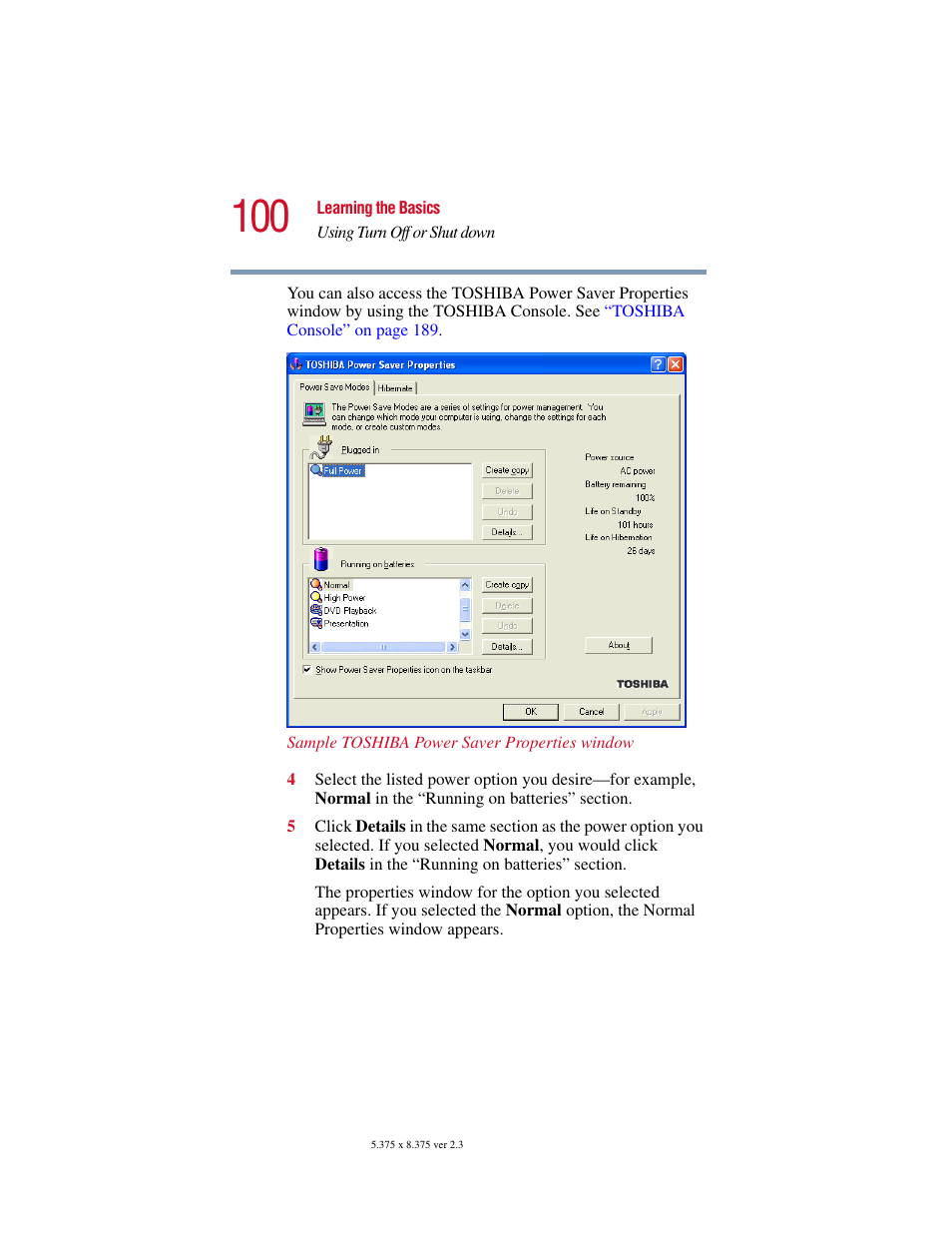 Toshiba SATELLITE A10 User Manual | Page 100 / 262