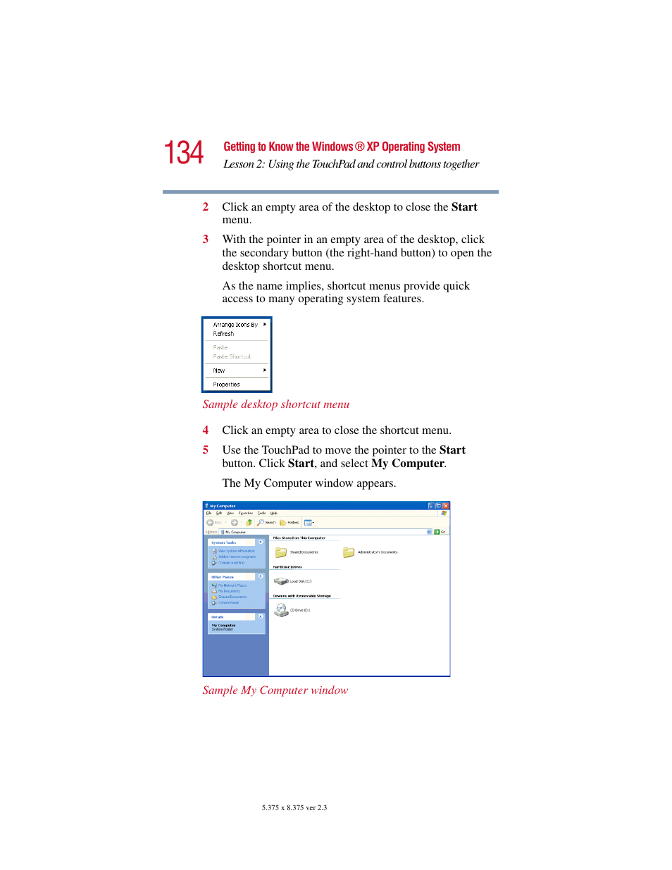 Toshiba SATELLITE A10 User Manual | Page 134 / 262