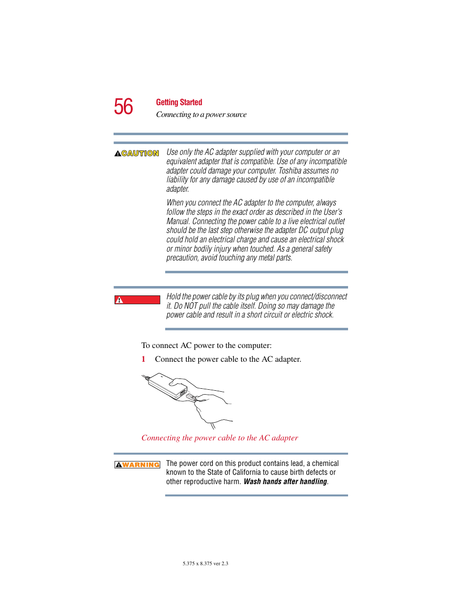 Toshiba SATELLITE A10 User Manual | Page 56 / 262