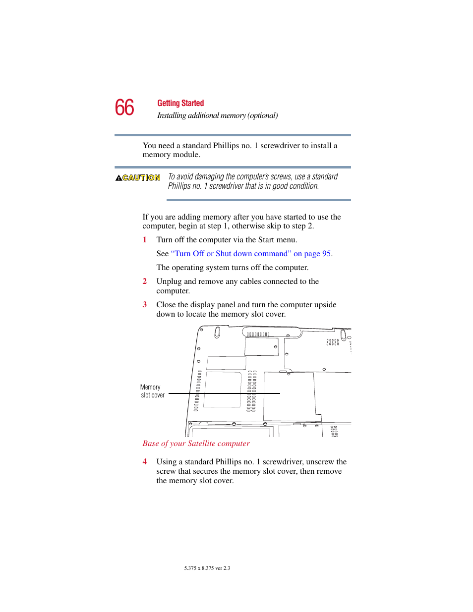 Toshiba SATELLITE A10 User Manual | Page 66 / 262