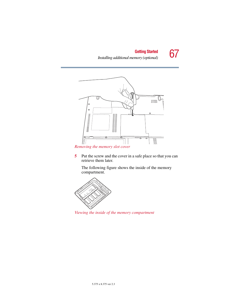 Toshiba SATELLITE A10 User Manual | Page 67 / 262