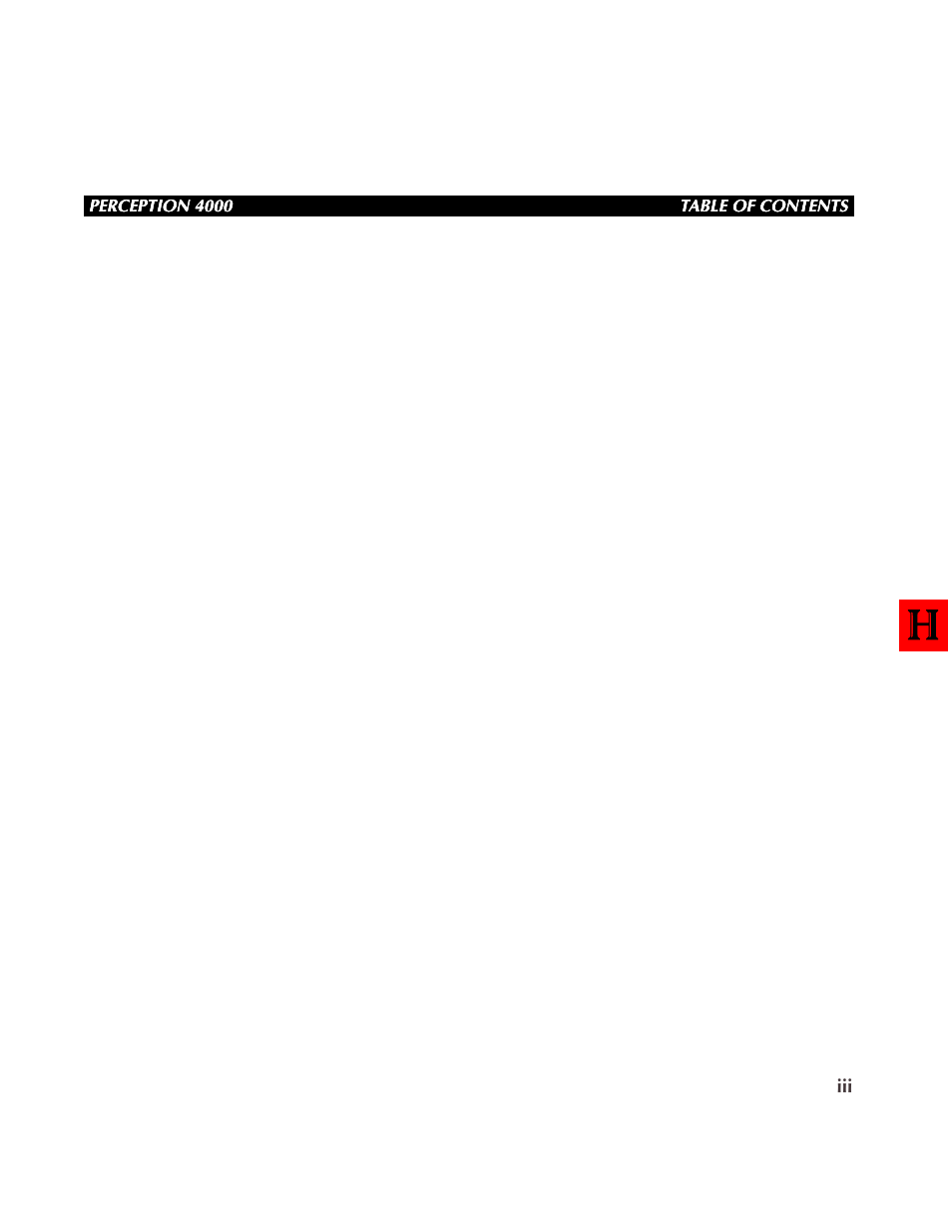 Toshiba PERCEPTION 4000 User Manual | Page 5 / 92