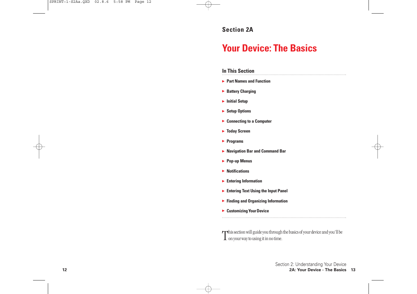 Your device: the basics | Toshiba 2032SP User Manual | Page 11 / 106