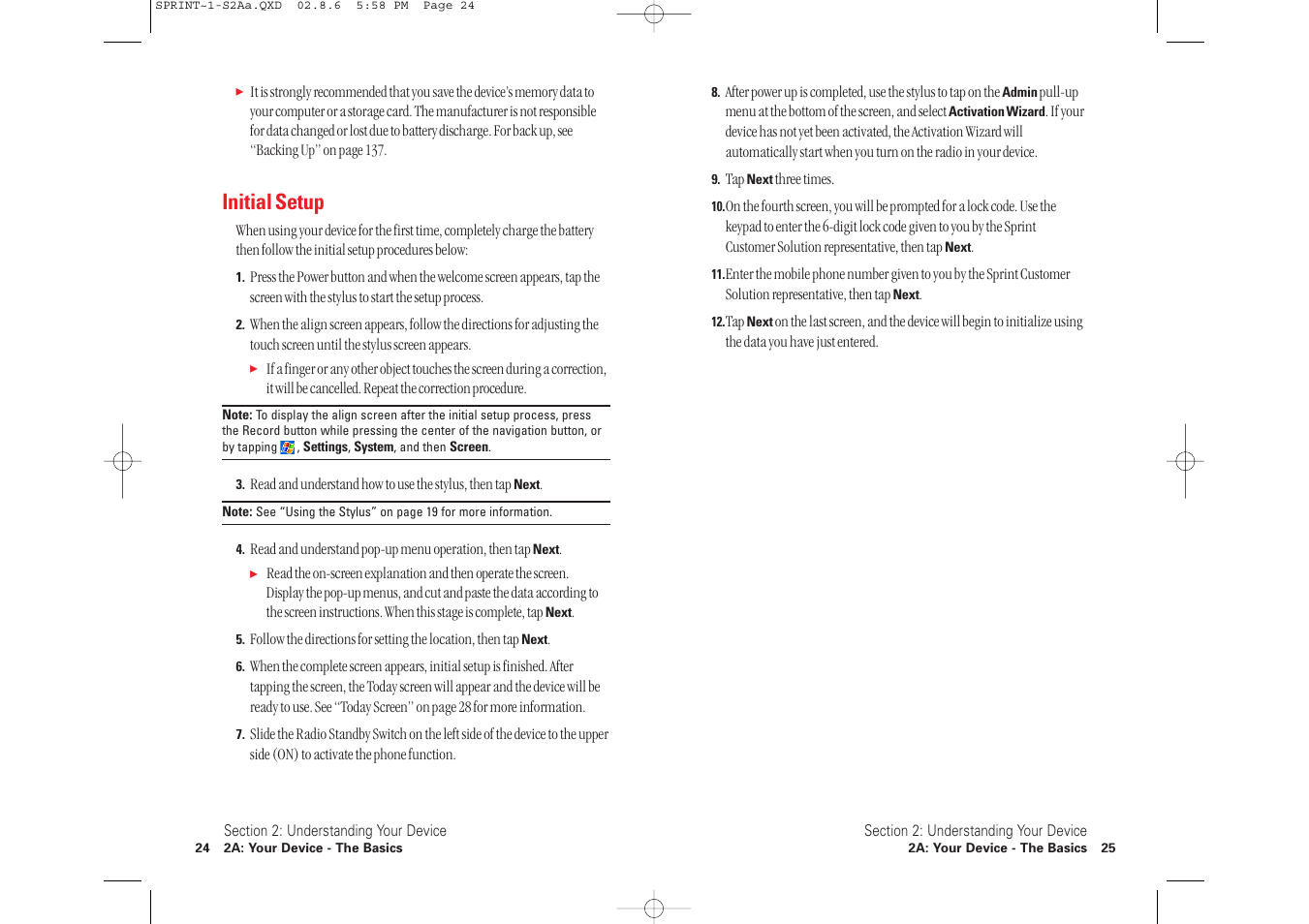 Initial setup | Toshiba 2032SP User Manual | Page 17 / 106