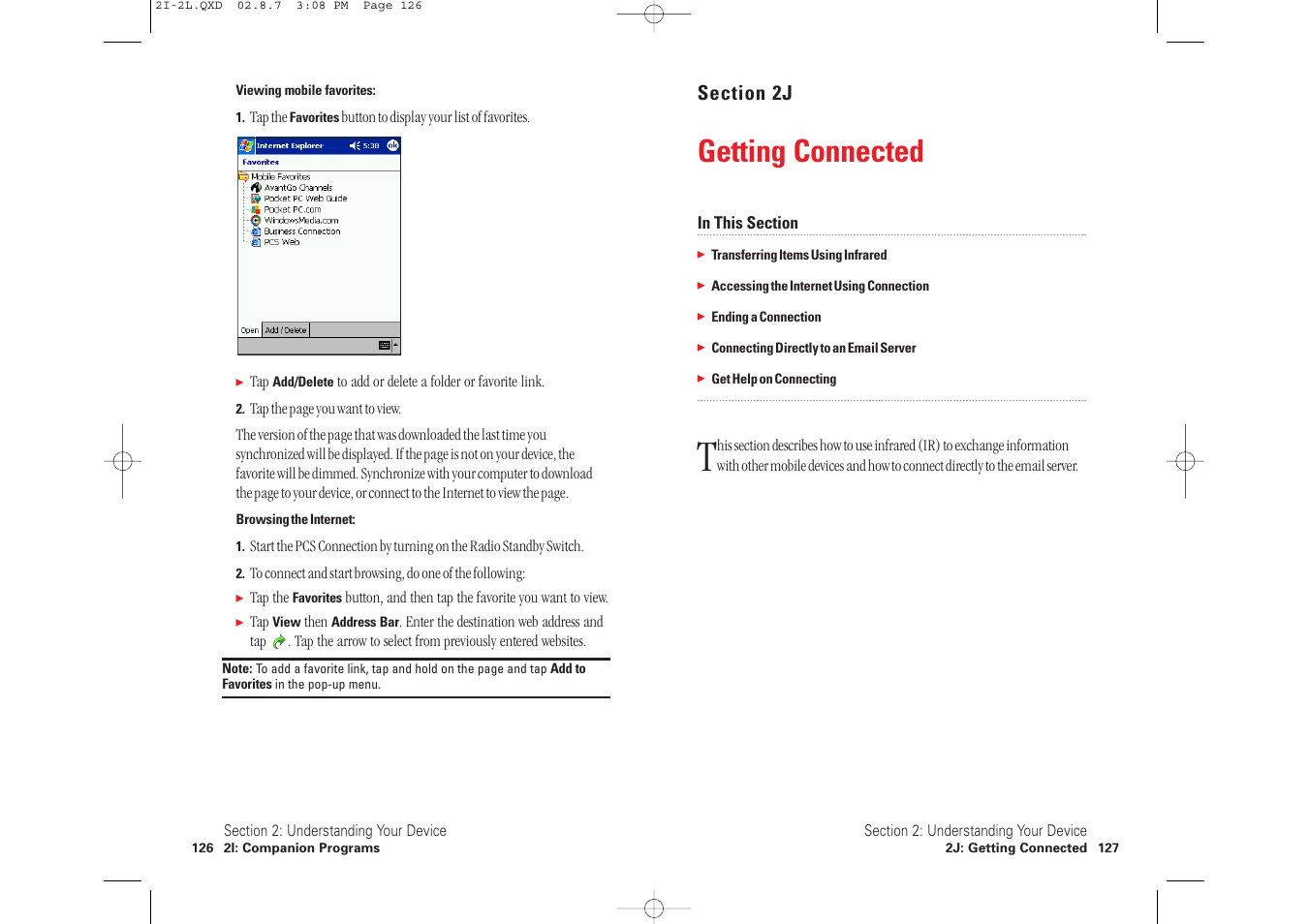 Getting connected | Toshiba 2032SP User Manual | Page 68 / 106