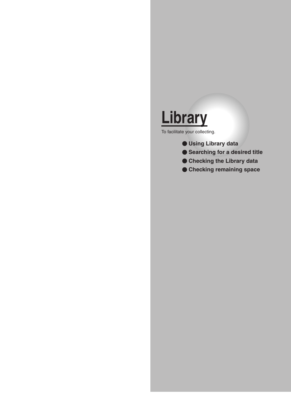 Library | Toshiba RD-XS32SU User Manual | Page 139 / 179