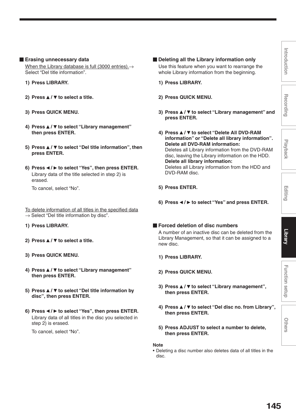 Toshiba RD-XS32SU User Manual | Page 145 / 179