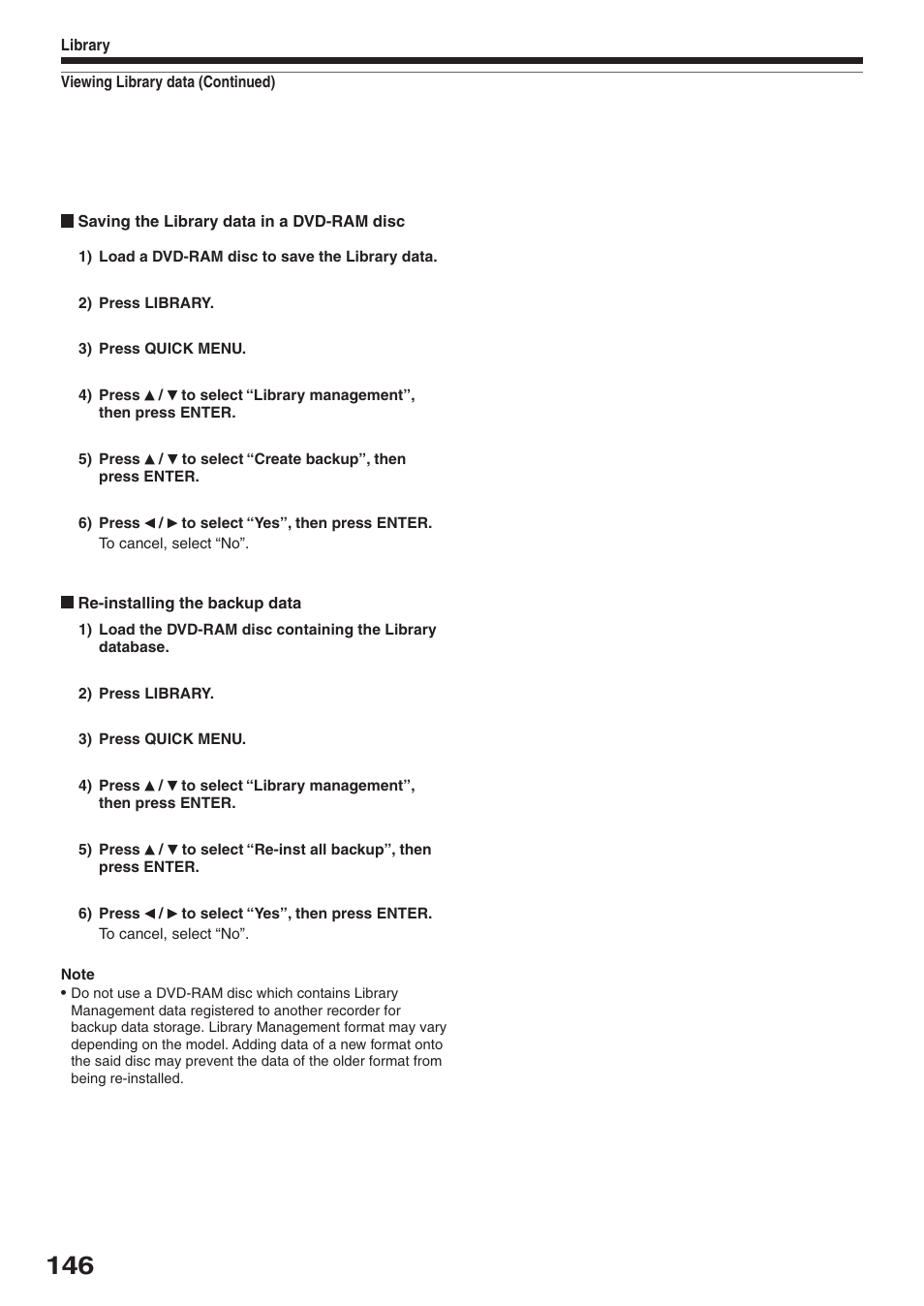 Toshiba RD-XS32SU User Manual | Page 146 / 179