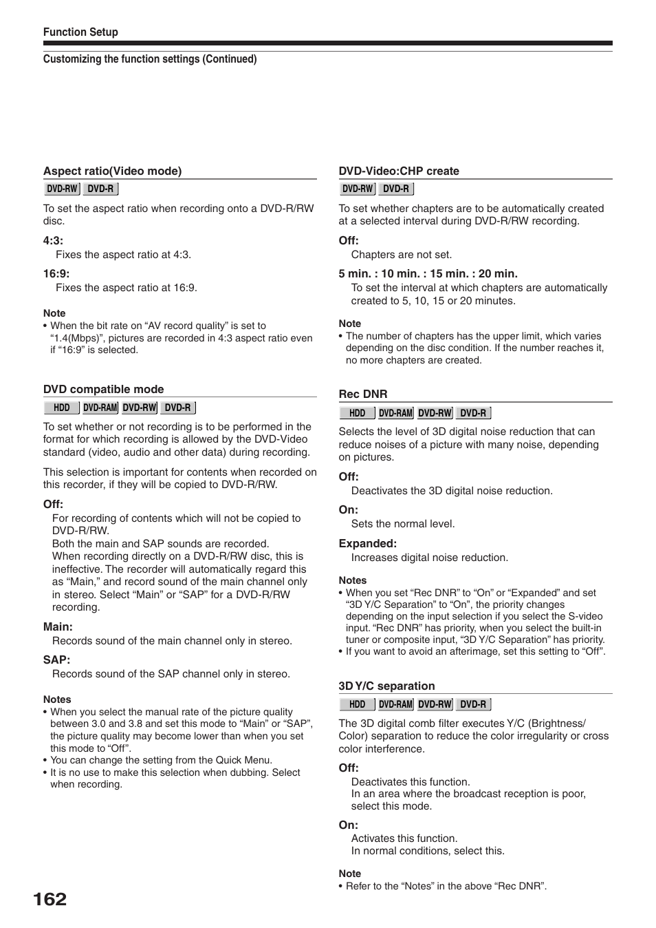 Toshiba RD-XS32SU User Manual | Page 162 / 179