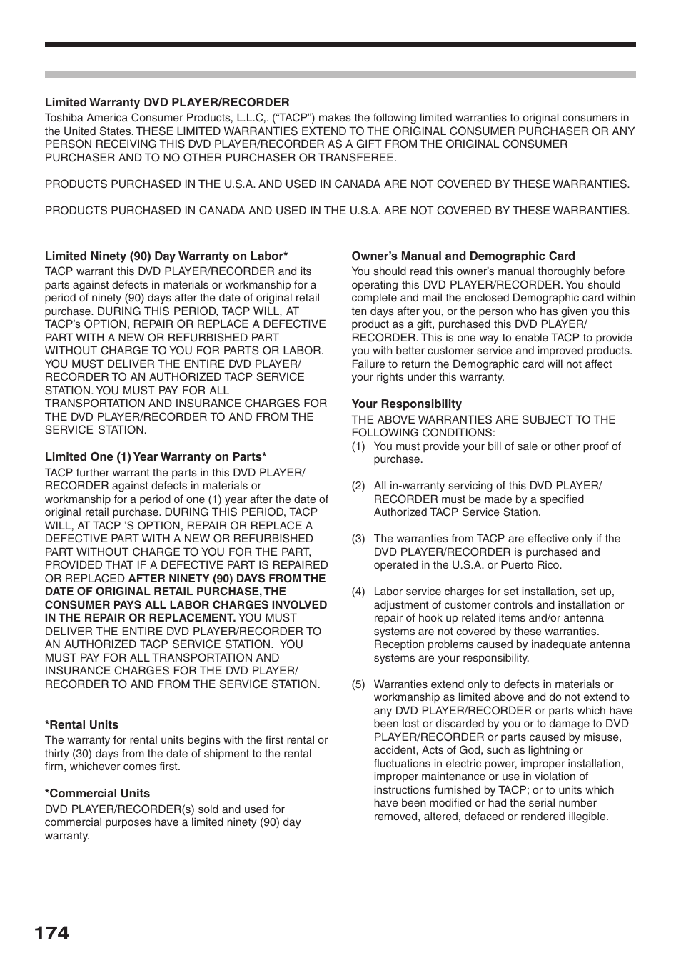 Toshiba RD-XS32SU User Manual | Page 174 / 179