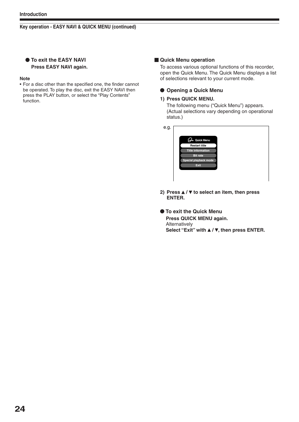 Toshiba RD-XS32SU User Manual | Page 24 / 179