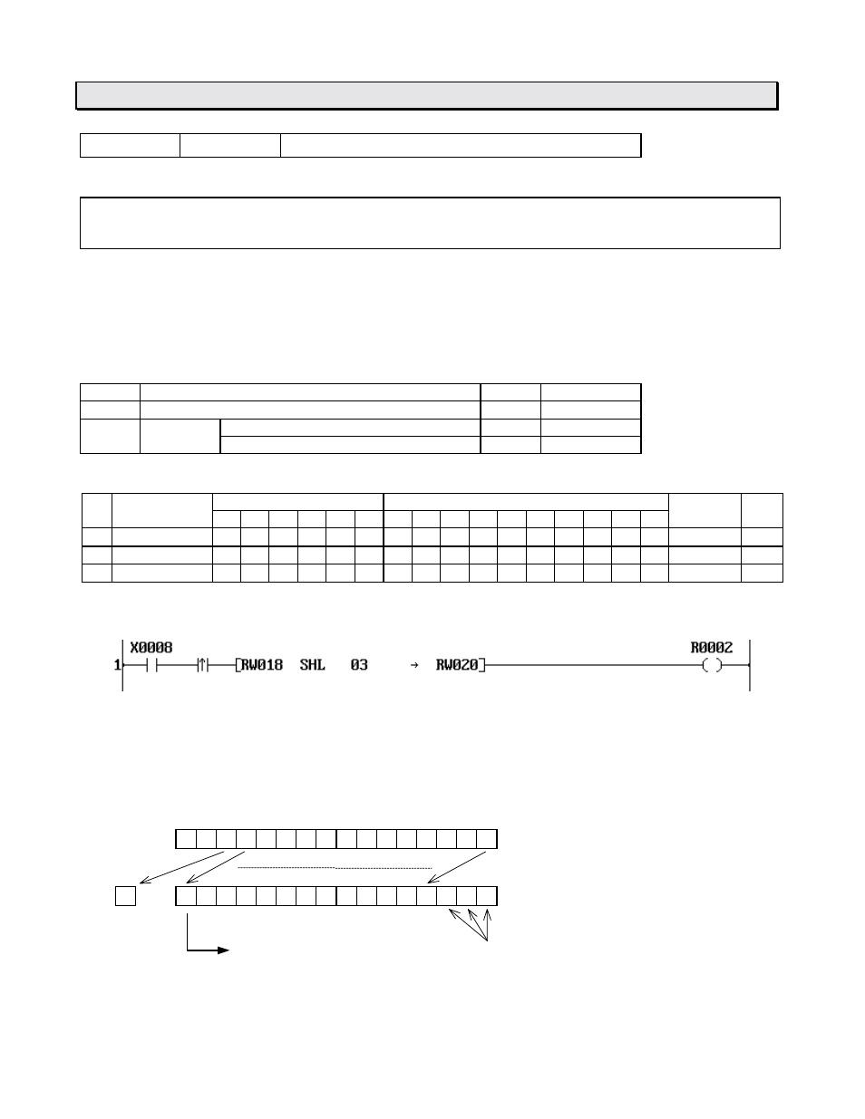 Instructions fun 071 shl n bit shift left | Toshiba 6F3B0253 User Manual | Page 169 / 301