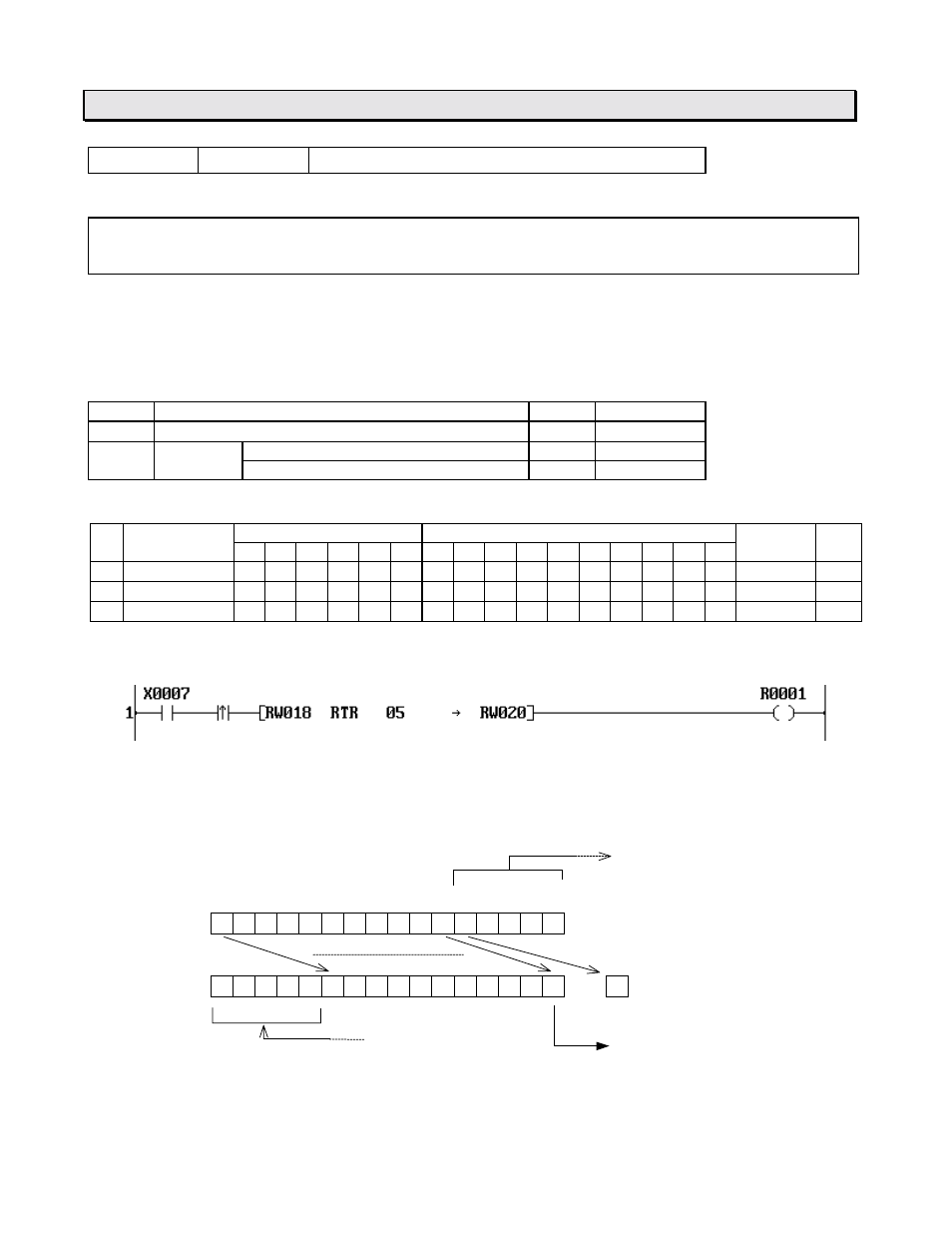 Instructions fun 080 rtr n bit rotate right | Toshiba 6F3B0253 User Manual | Page 176 / 301