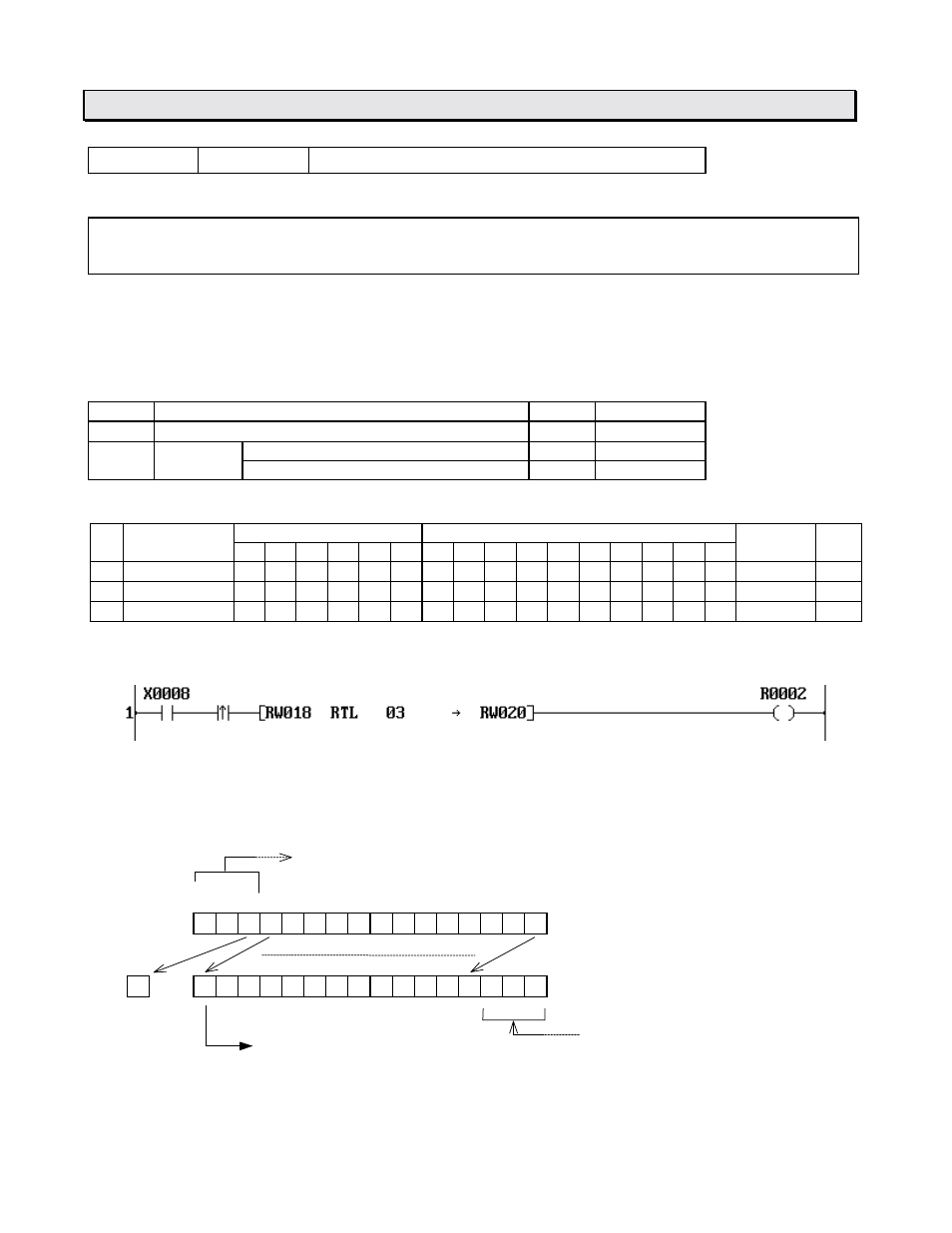 Instructions fun 081 rtl n bit rotate left | Toshiba 6F3B0253 User Manual | Page 177 / 301