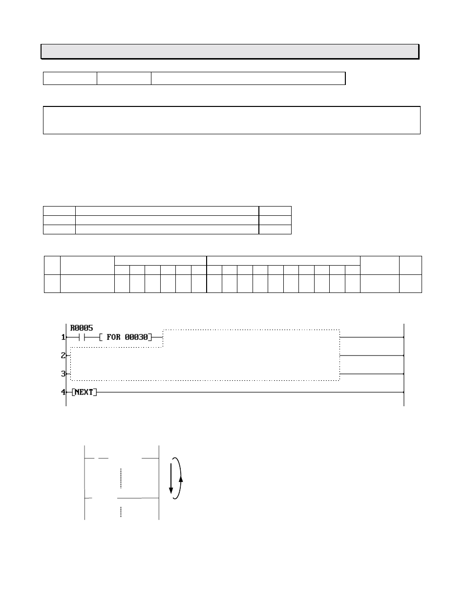 Instructions fun 132 for for (for-next loop) | Toshiba 6F3B0253 User Manual | Page 207 / 301