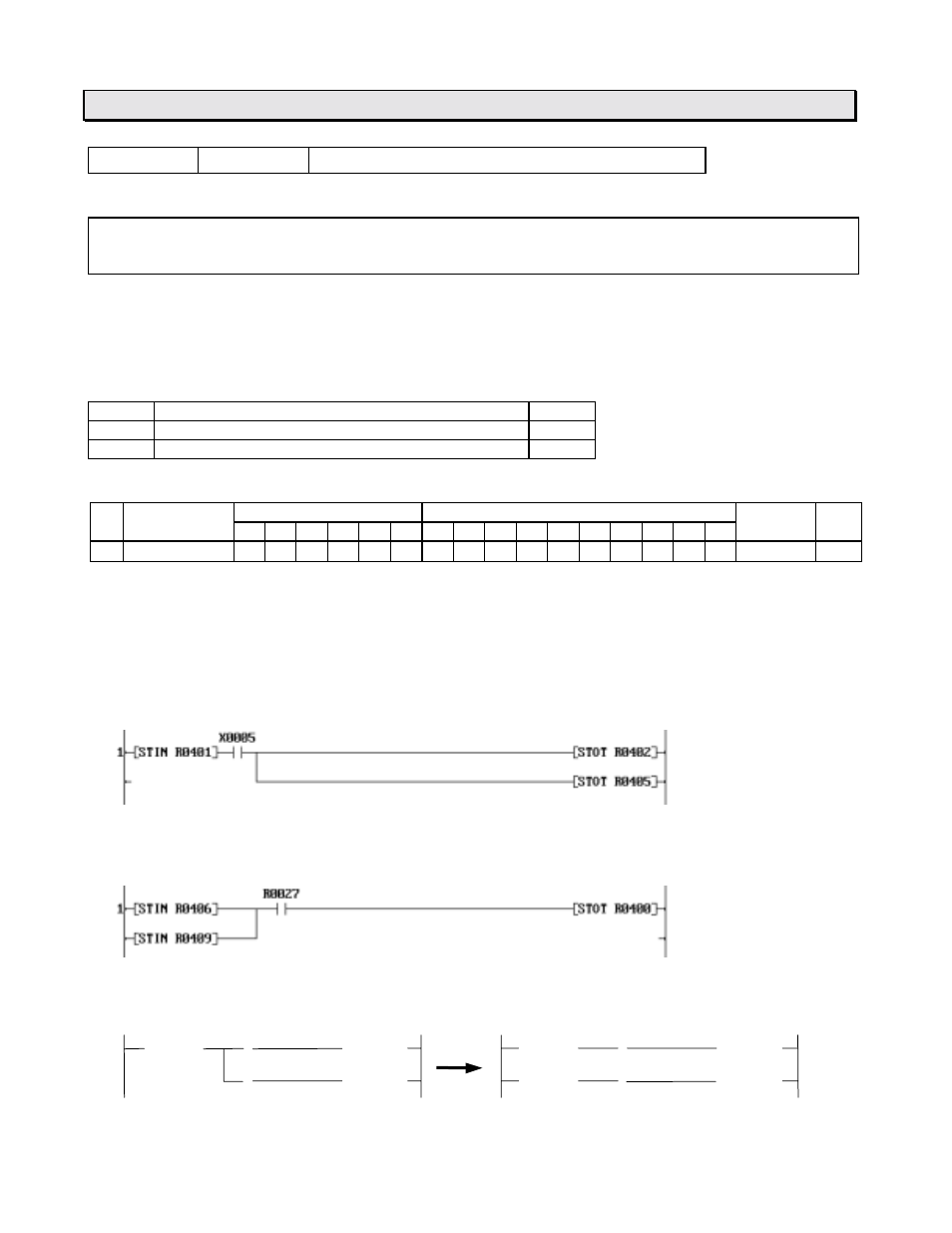 Instructions fun 146 stot step sequence output | Toshiba 6F3B0253 User Manual | Page 216 / 301