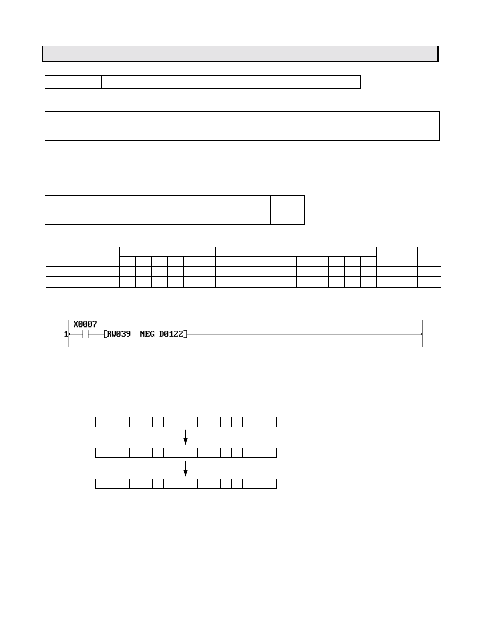 Instructions fun 182 neg 2’s complement | Toshiba 6F3B0253 User Manual | Page 234 / 301
