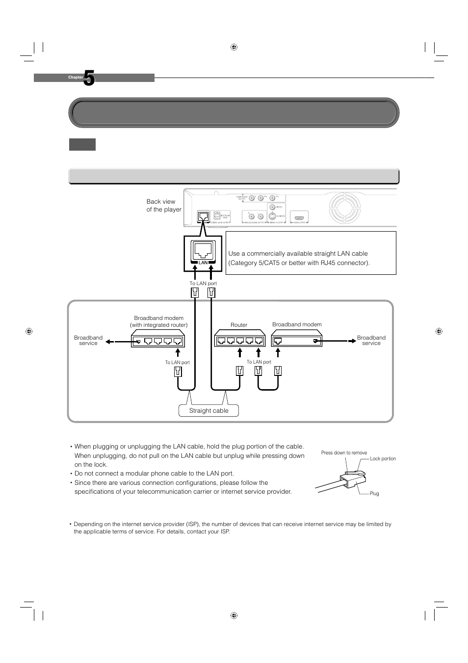 Internet connection feature (preparation) | Toshiba HD-EP10 User Manual | Page 44 / 72
