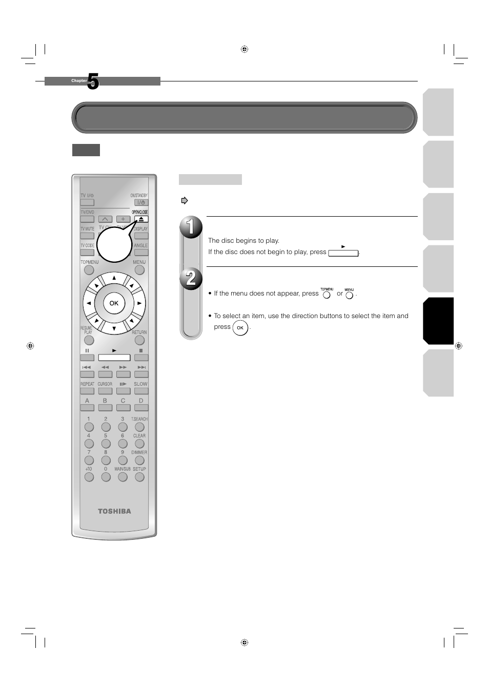 Internet connection feature (operation), Start | Toshiba HD-EP10 User Manual | Page 47 / 72