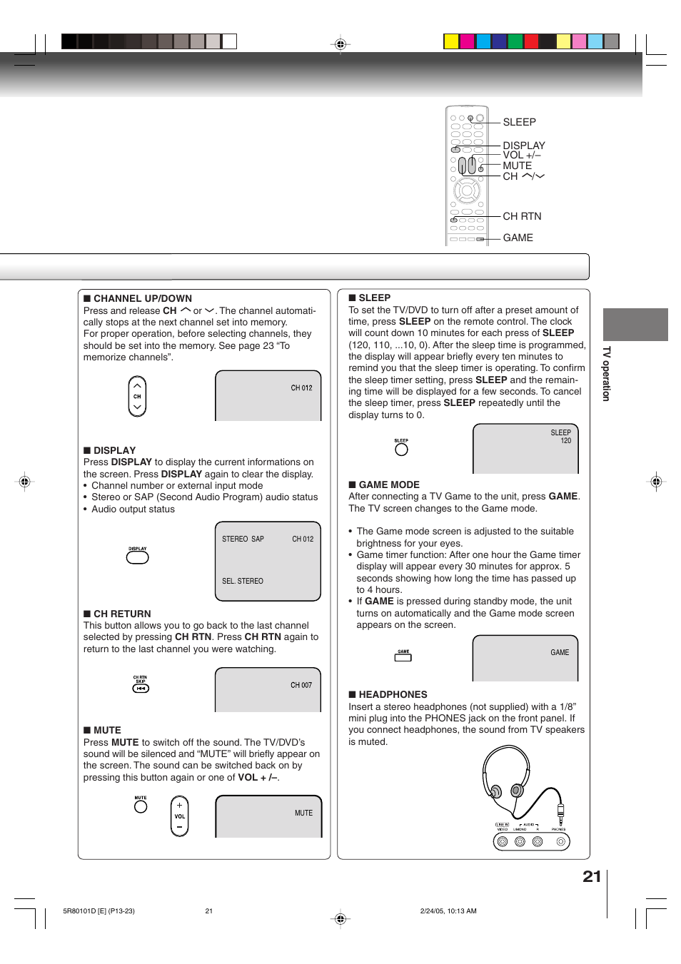 Toshiba MD13Q41 User Manual | Page 21 / 52